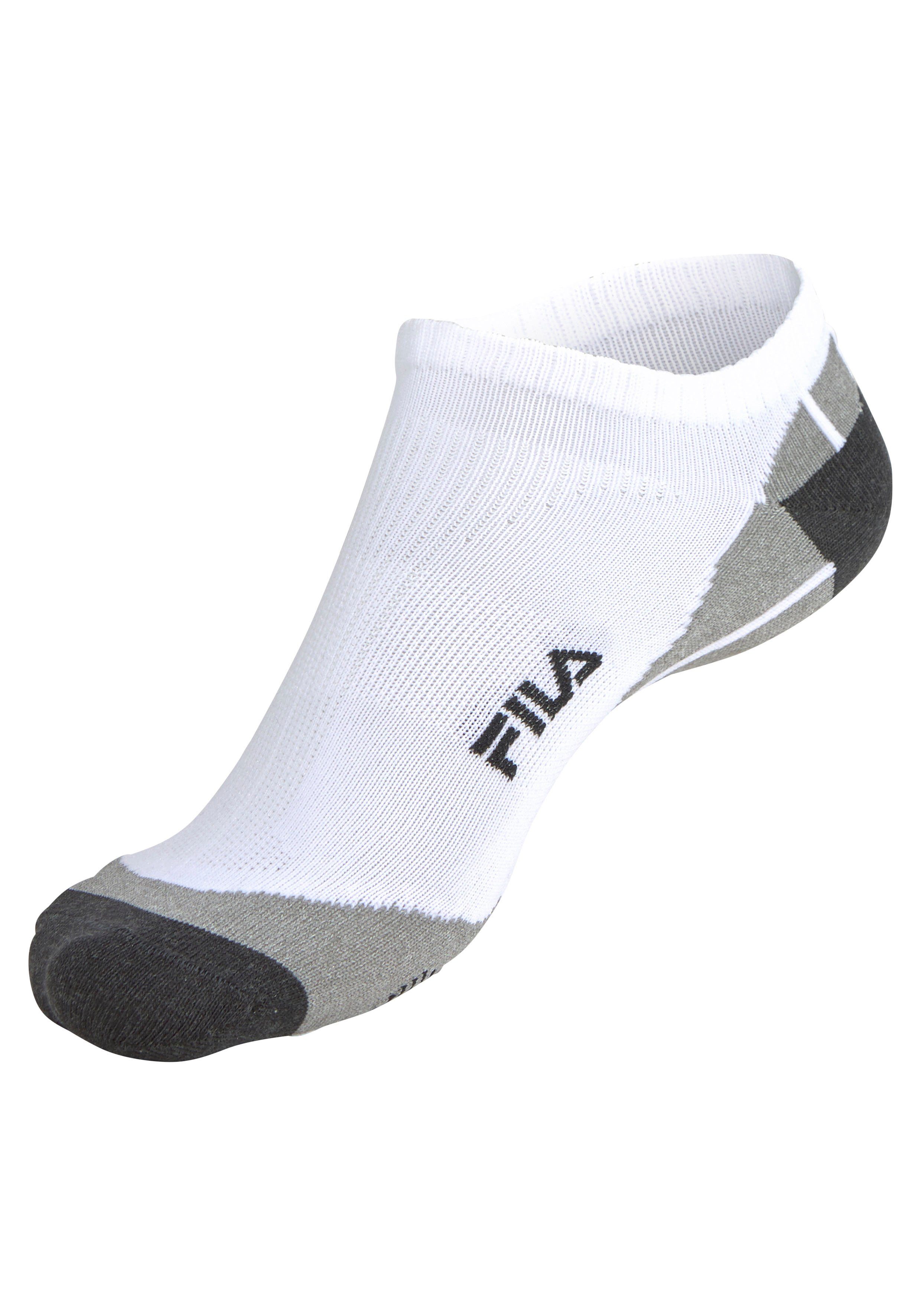 Fila Sneakersocken mit eingestricktem 3x (3-Paar) Schriftzug weiß