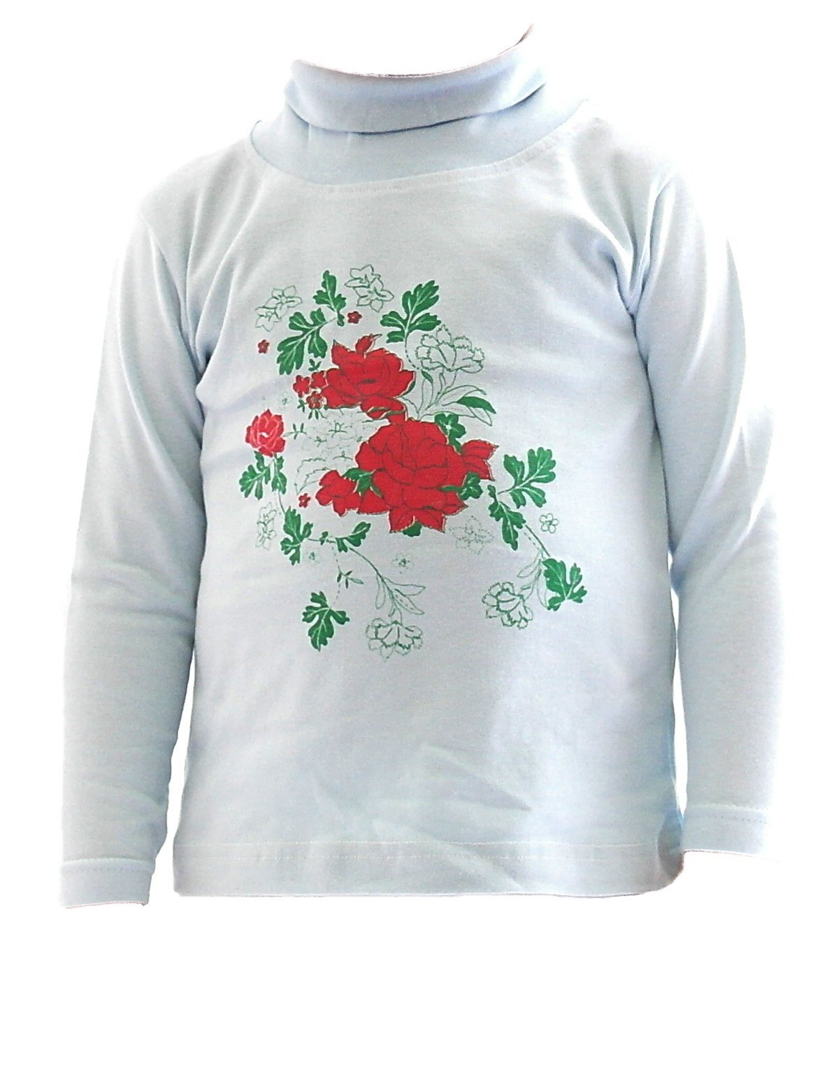 YESET Rollkragenpullover Kinder Mädchen Rollkragenpullover Langarm Rose BFL-HN-02