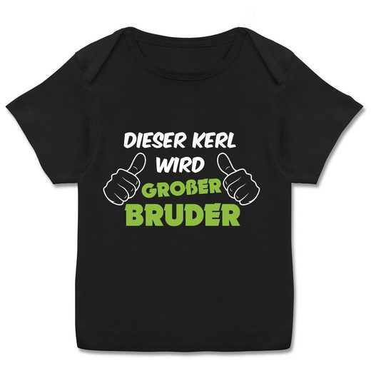 Shirtracer TShirt »Dieser Kerl wird großer Bruder Baby TShirt