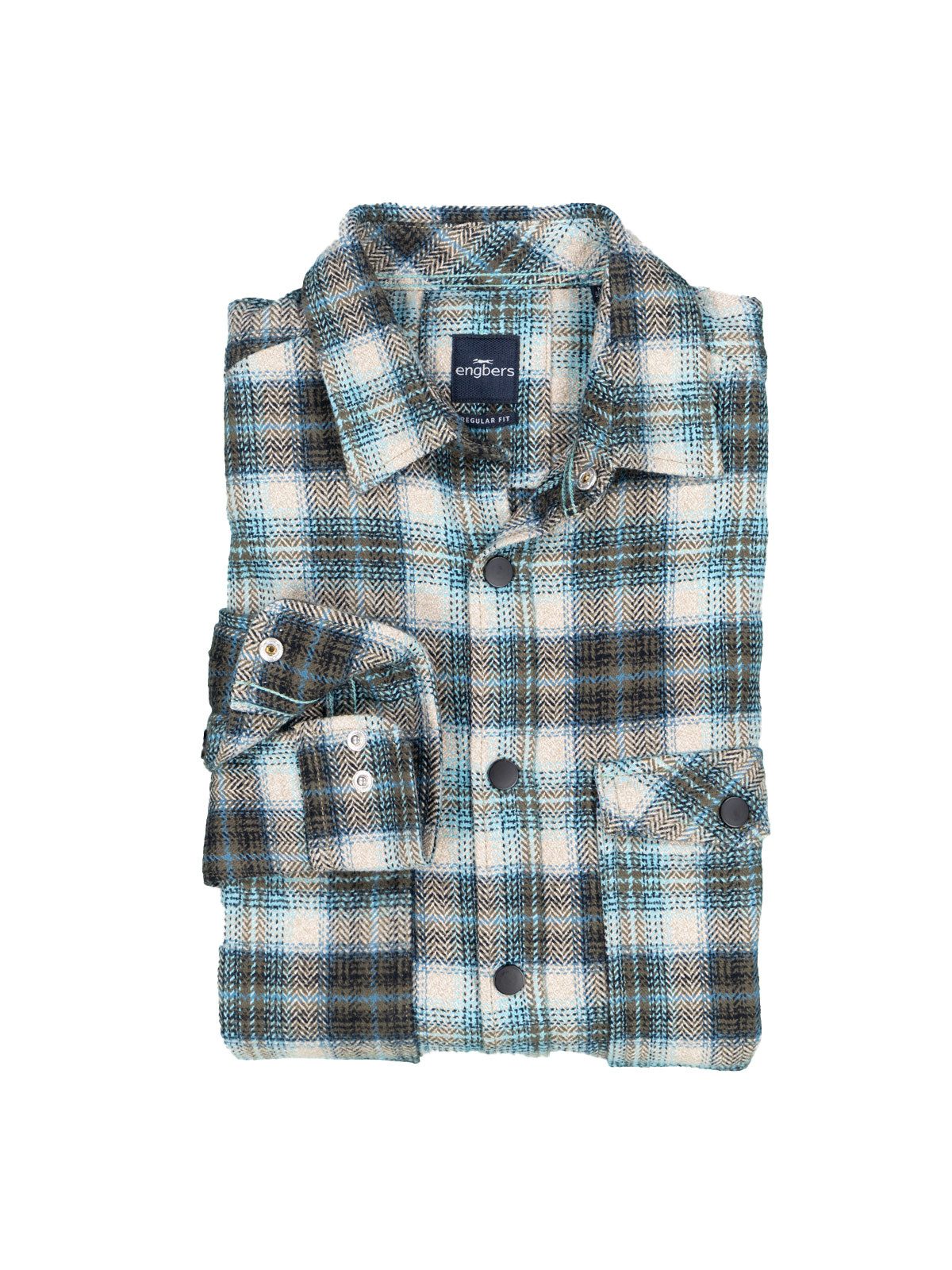 Langarmhemd Overshirt kariert