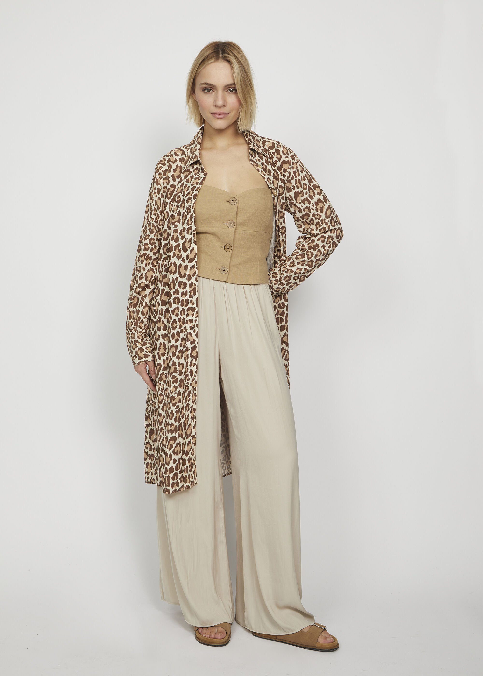 Codello Blusenkleid mit klassischem Leo-Muster