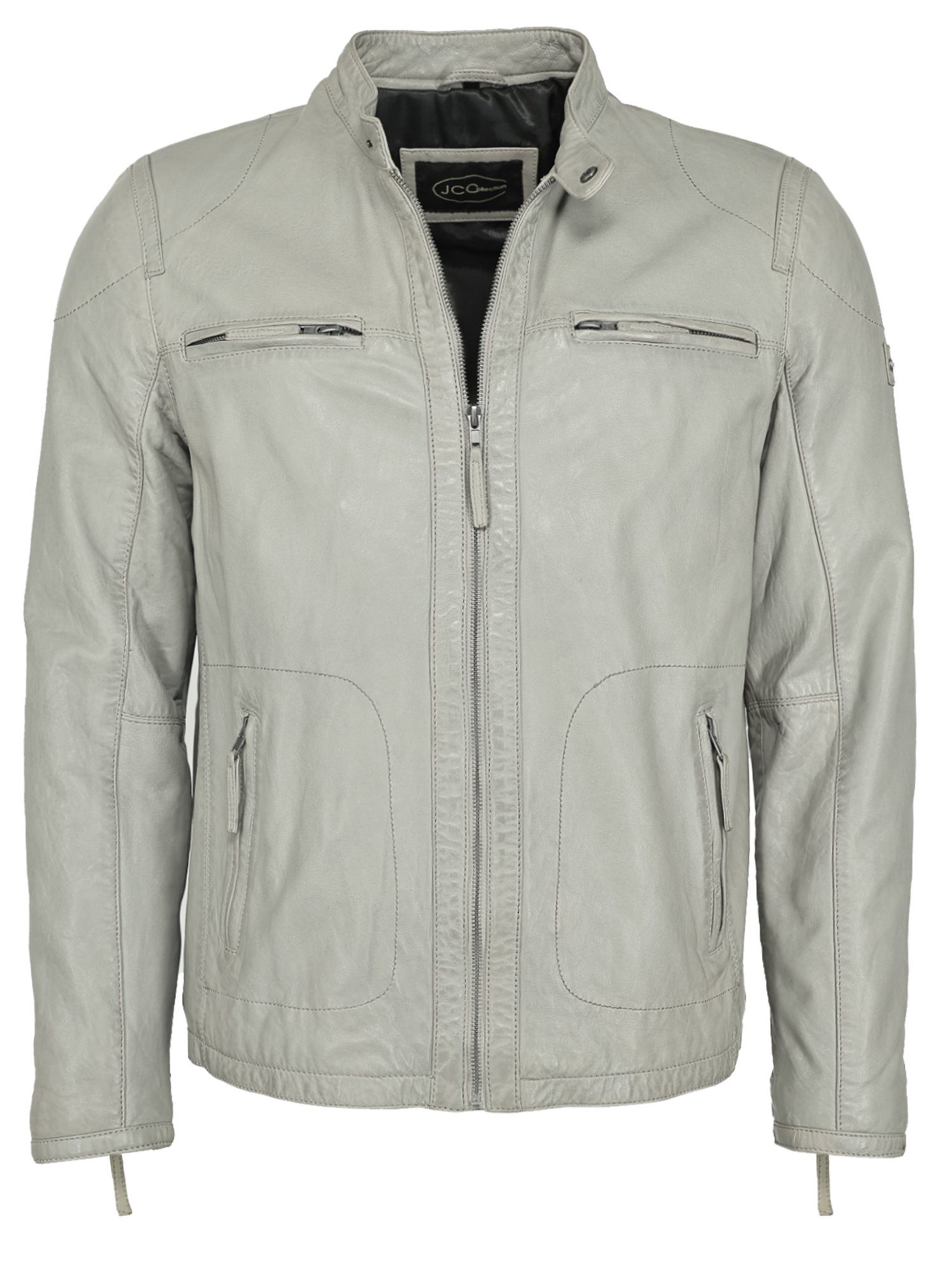 JCC Lederjacke Macadam grey