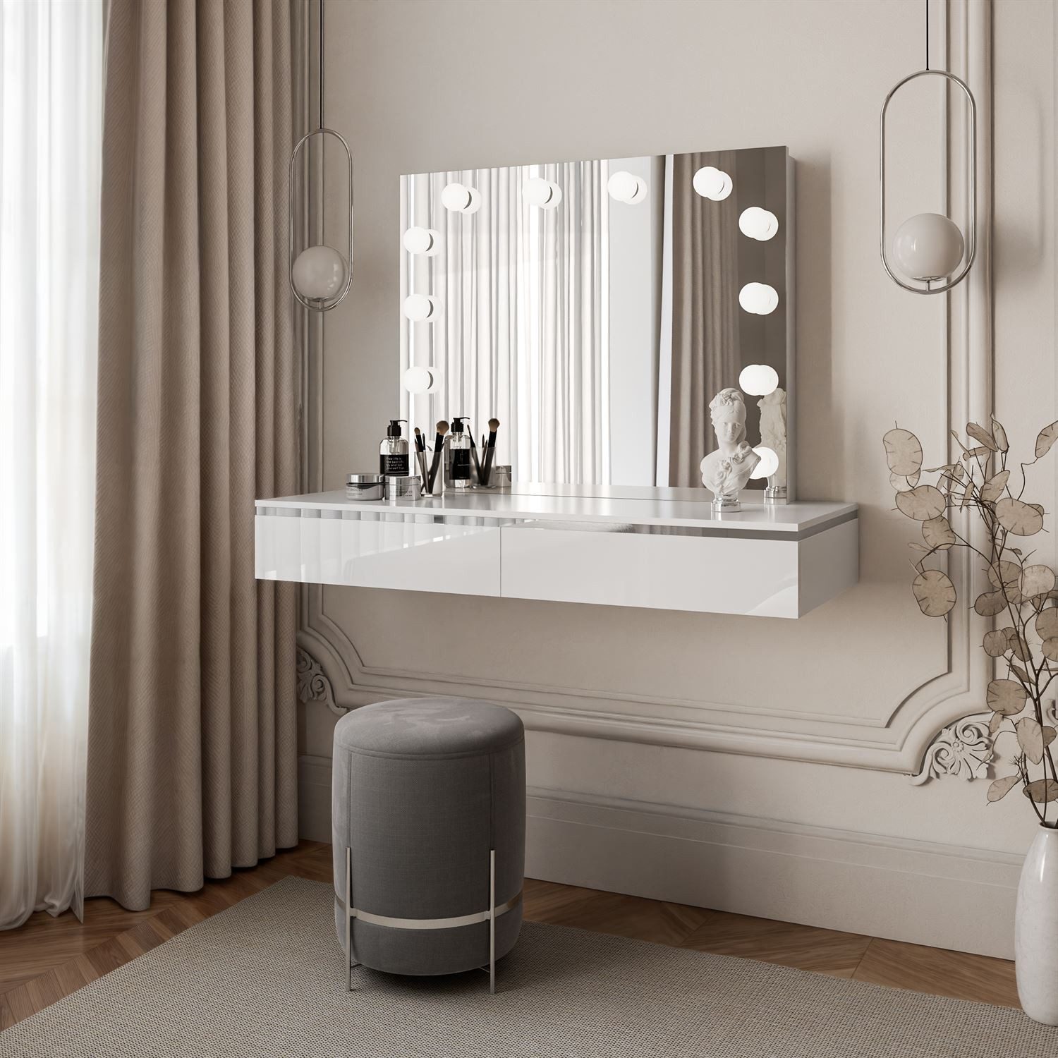 Lookway Schminktisch AURORA SILVER ELITE – günstig online kaufen