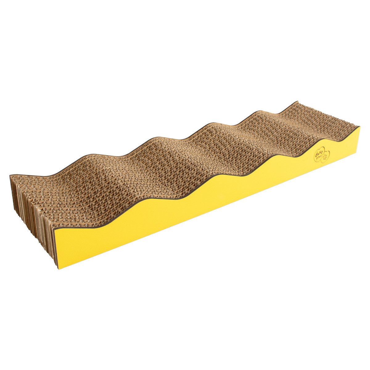 DUVO+ Kratzbrett Kratzbrett Wayne Wavy gelb