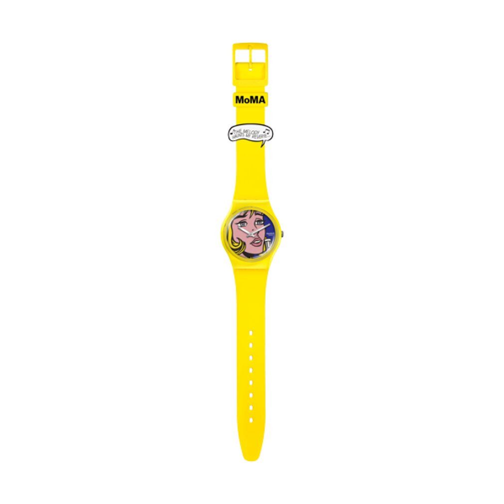 Swatch Luxusuhr Reverie von Roy Lichtenstein, die Uhr SO28Z117