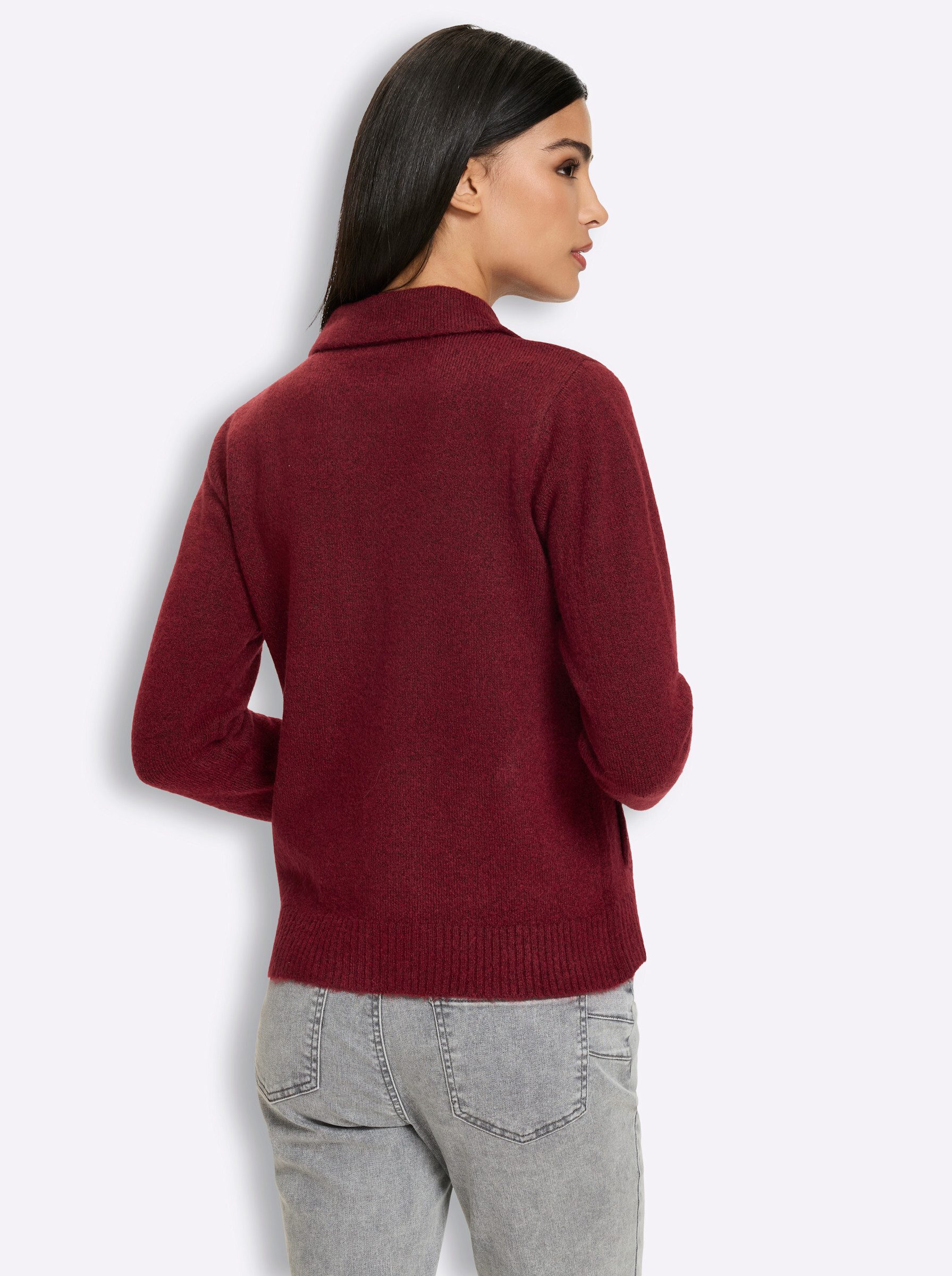 heine Strickjacke Strickjacke Langarm Jersey
