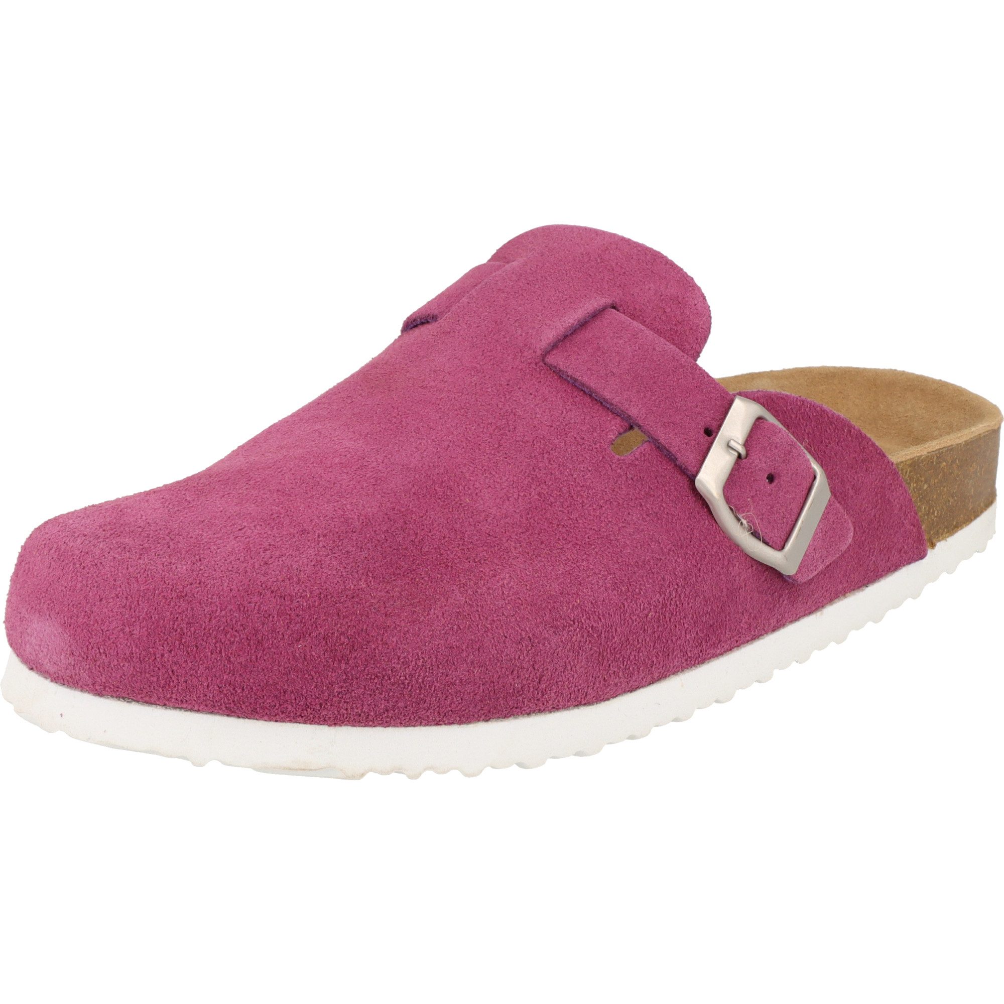 TOM TAILOR 7490260002 Damen Leder Pantoletten Hausschuhe Clog verstellbar, gepolstert