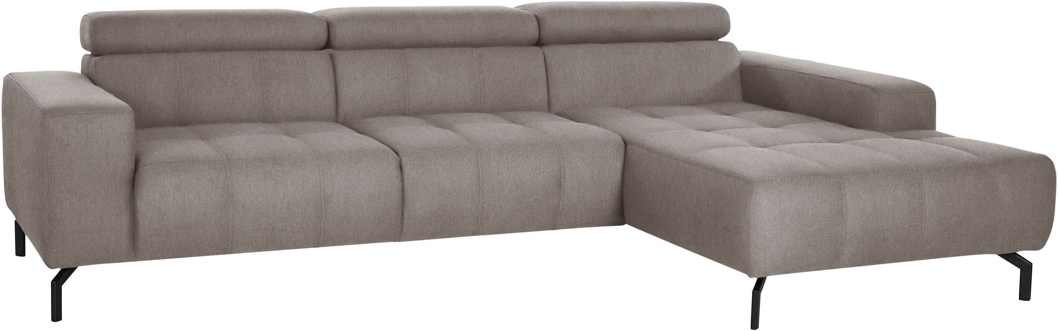 DOMO collection Ecksofa "Cunelli tolle Sitznähte als Designelement, fester günstig online kaufen