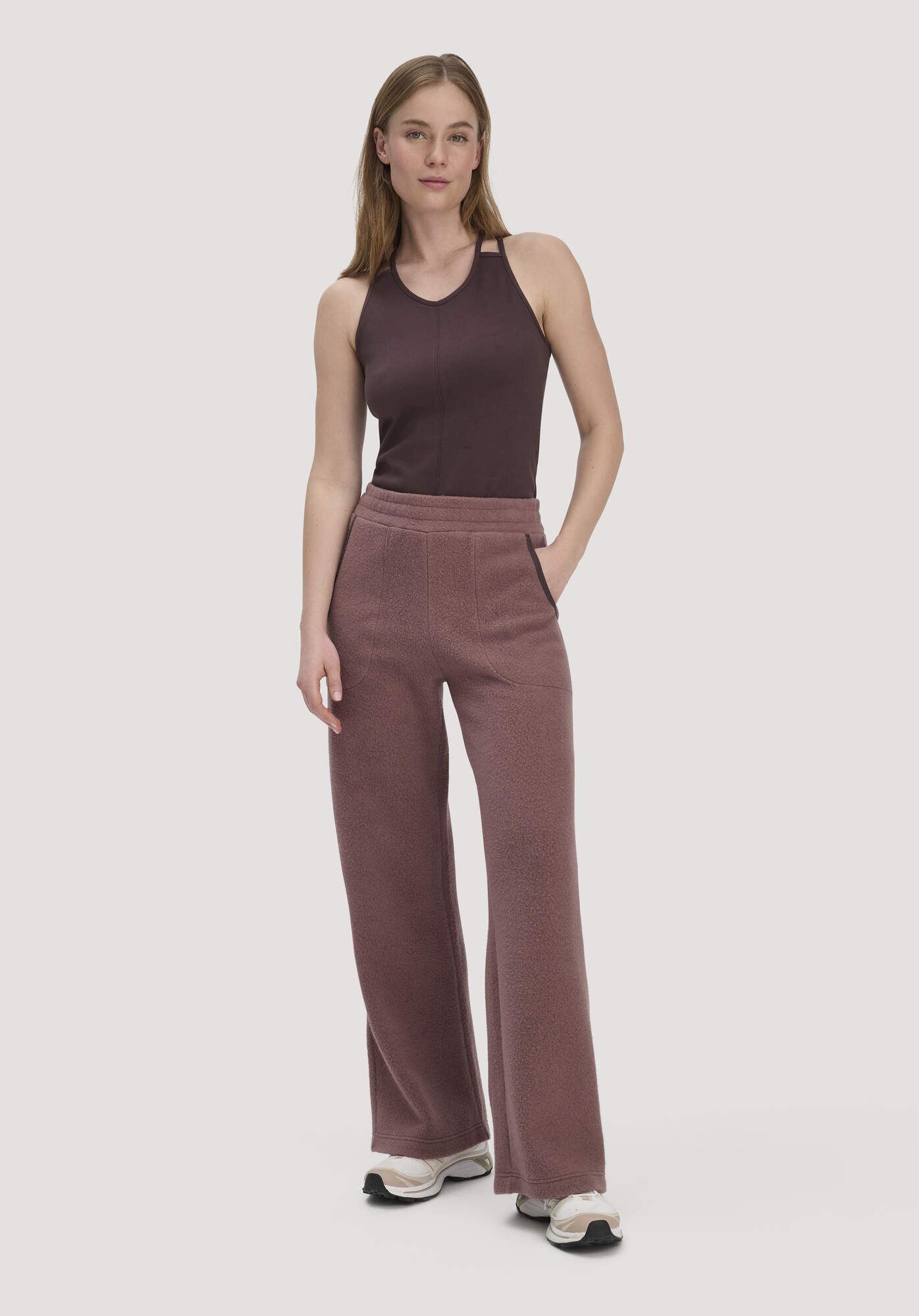 Hessnatur Fleecehose Relaxed ACTIVE LIGHT aus reiner Bio-Baumwolle (1-tlg)