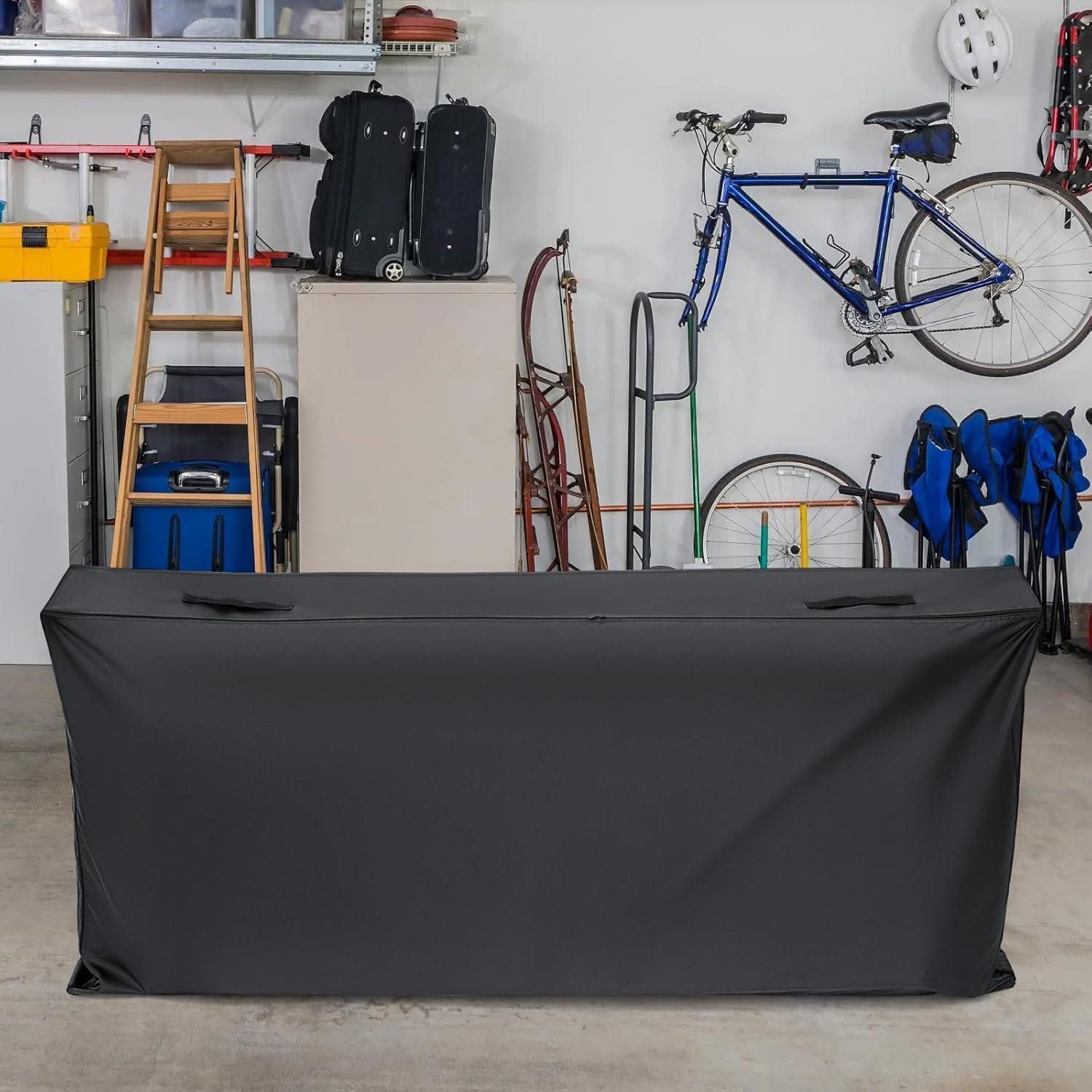 Matratzenschutzbezug Matratzenhülle staubdicht Tragegriffe Oxford 50kg 90x200x26cm LuxusKollektion – Bild 5 von 5