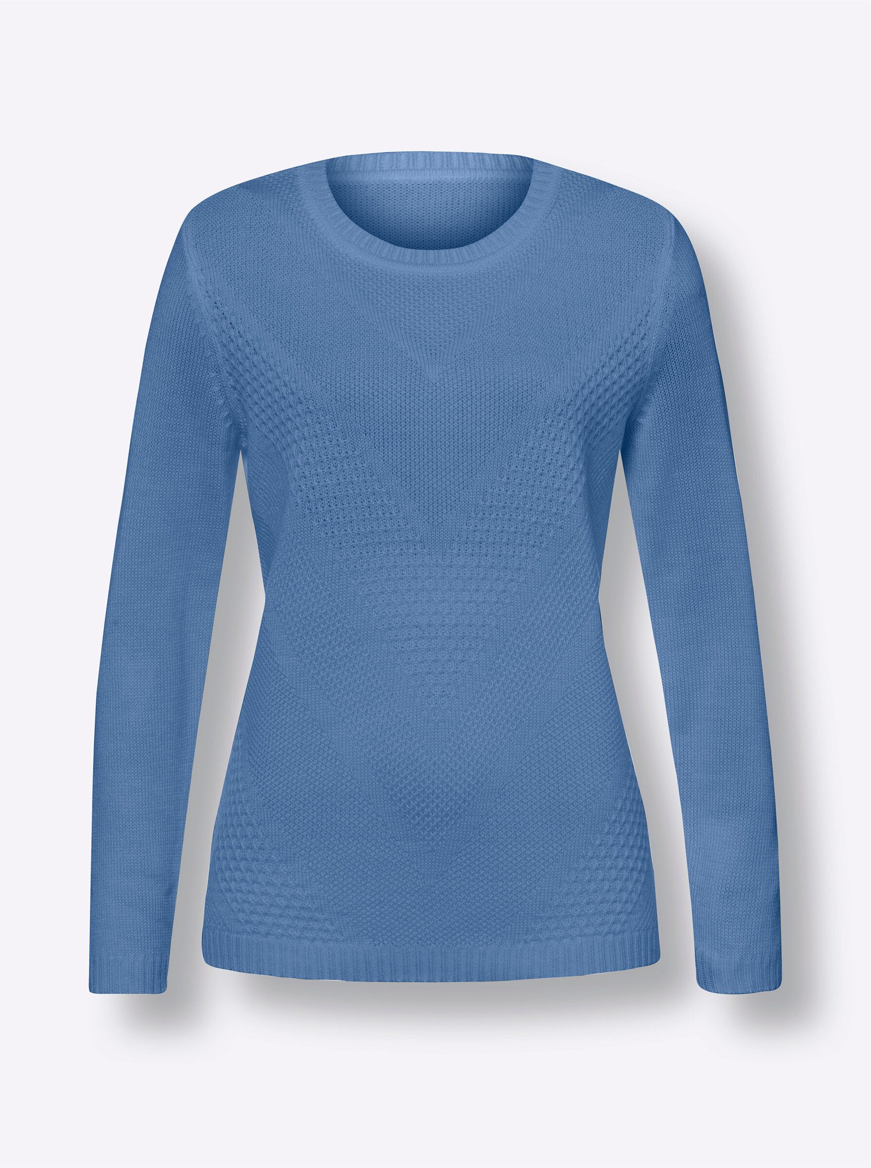 Strickpullover Langarm-Pullover Langarm Struktur