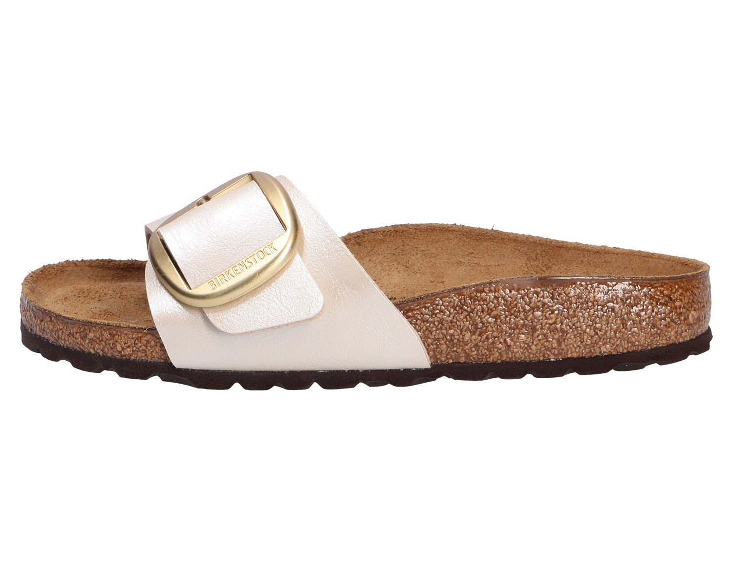 Pantolette Schnitt Birkenstock Graceful White (Schmal) Klassischer Pearl