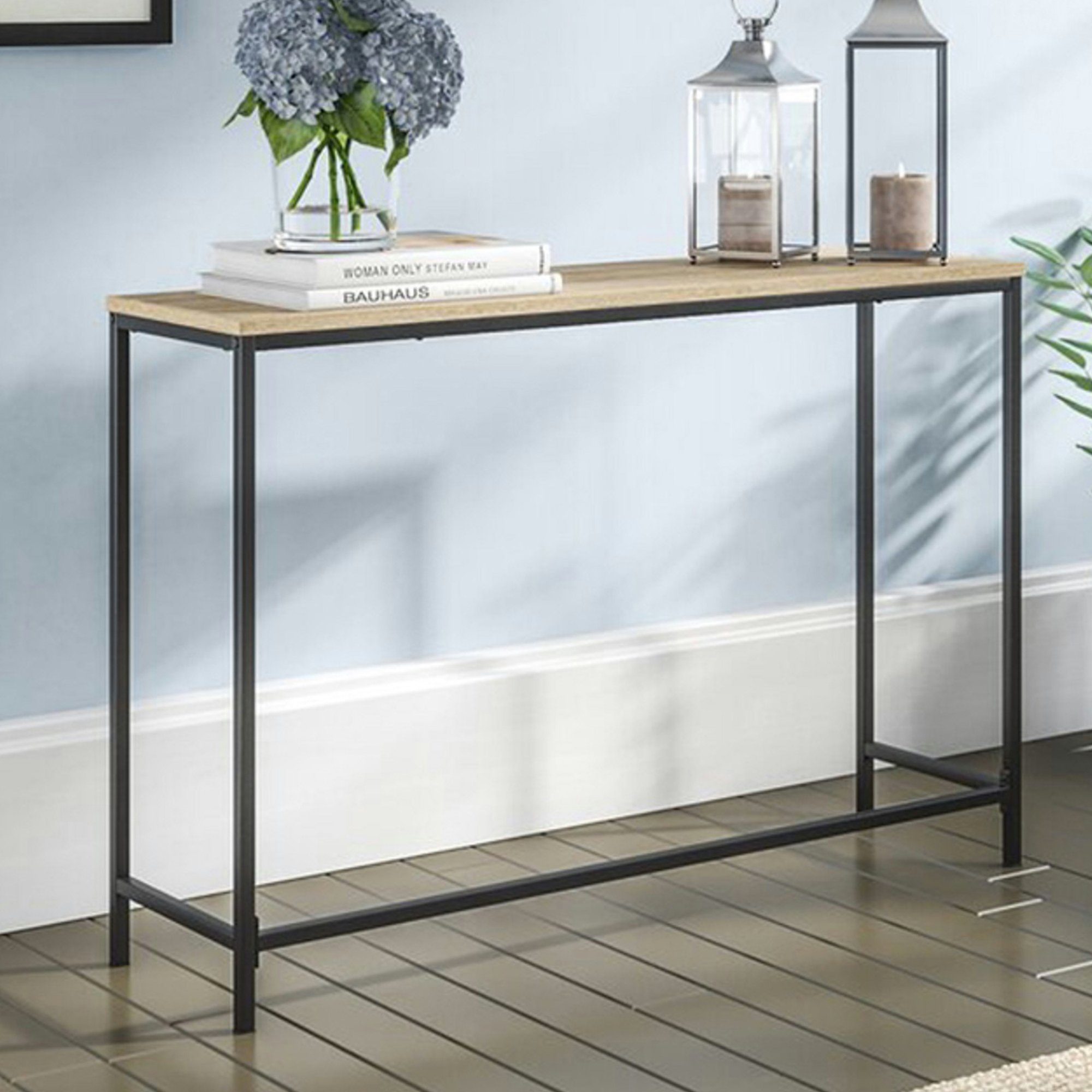 en.casa Konsolentisch, »Kronoby« Flurregal 80x100x30 cm günstig online kaufen