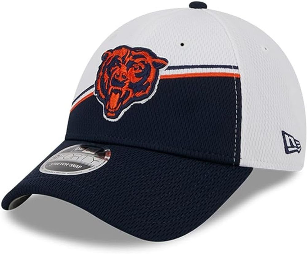 New Era Snapback Cap NFL CHICAGO BEARS Official 2023 Sideline 9FORTY Stretch Snapback Cap