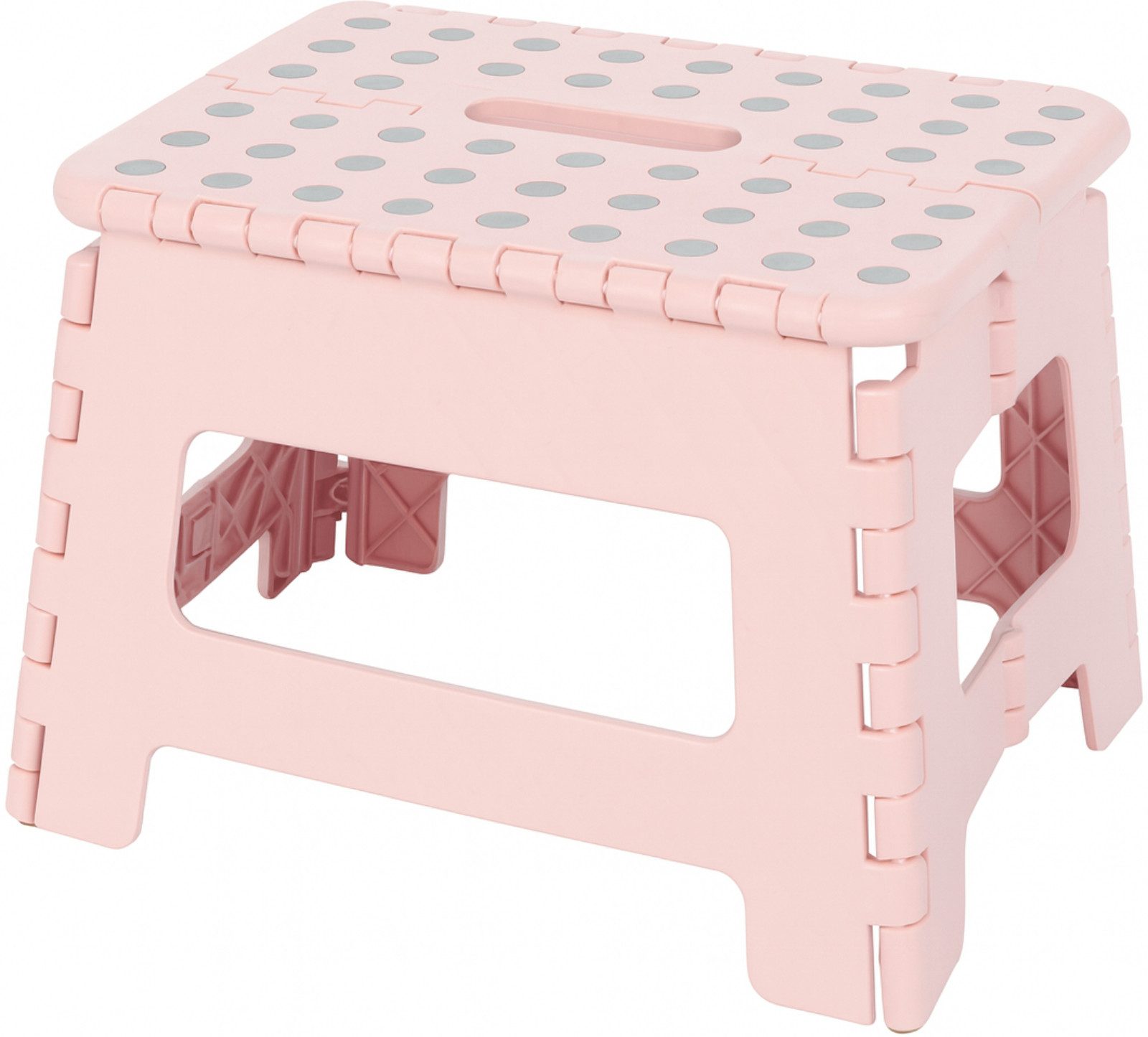 Koopman Tritthocker Kinderhocker Klapphocker 29x22x22 cm Anti Rutsch Rosa / günstig online kaufen