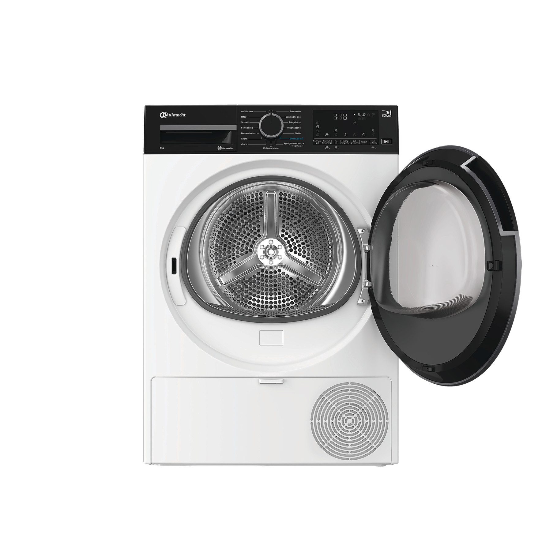 BAUKNECHT Wärmepumpentrockner TR SUPER ECO 8A, Silent Spin – leises Trocknen dank optimierter Trommelbeschichtung