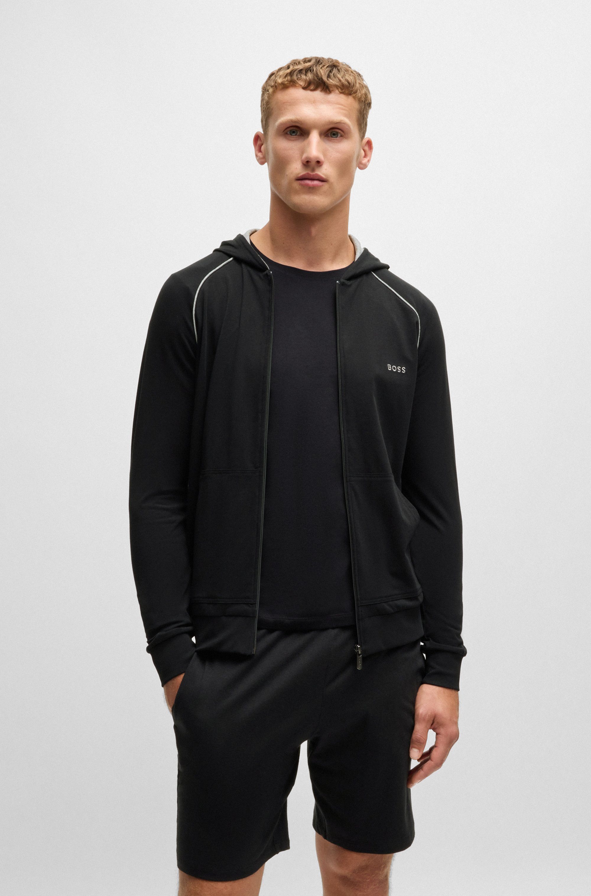 BOSS Kapuzensweatjacke Mix&Match Jacket H mit günstig online kaufen
