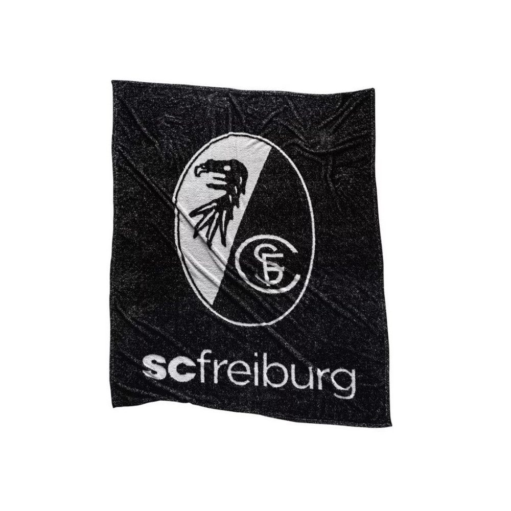 SC Freiburg Tagesdecke SC Freiburg Kuscheldecke "Wappen"