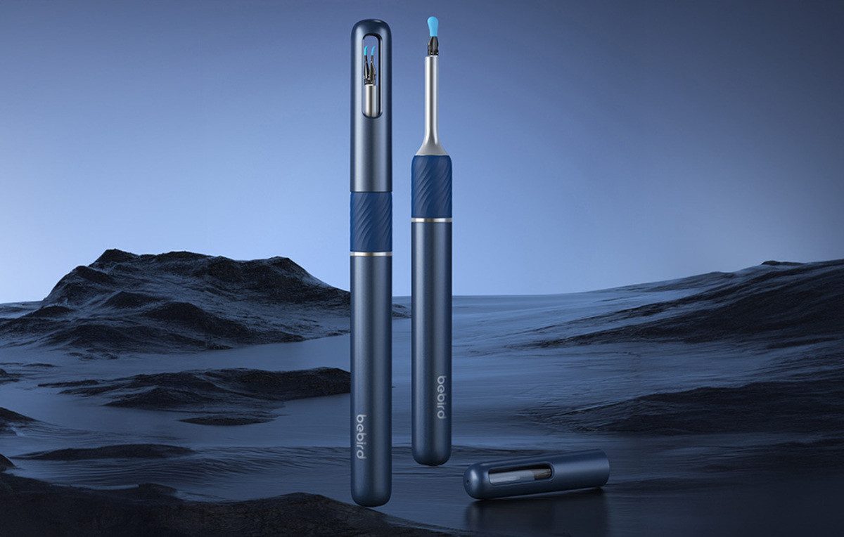 bebird Elektrischer Ohrenreiniger Bebird Note 5 Intelligenter Ohrreiniger mit Kamera Blau