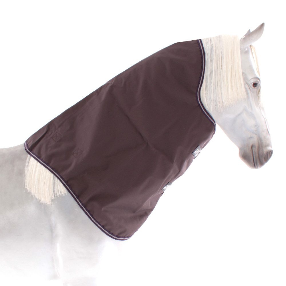 Pferde-Halsteil Horseware Amigo Bravo-12 Turnout Hood 0g - Excal/Plum & Silver