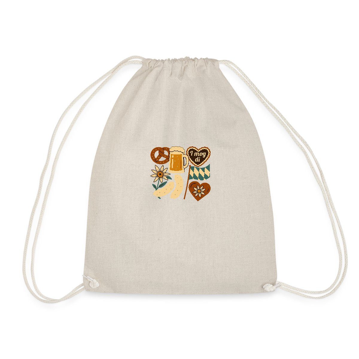 Spreadshirt Turnbeutel Bayern Volksfest Oktoberfest Trachtenshirt Turnbeutel (1-tlg)