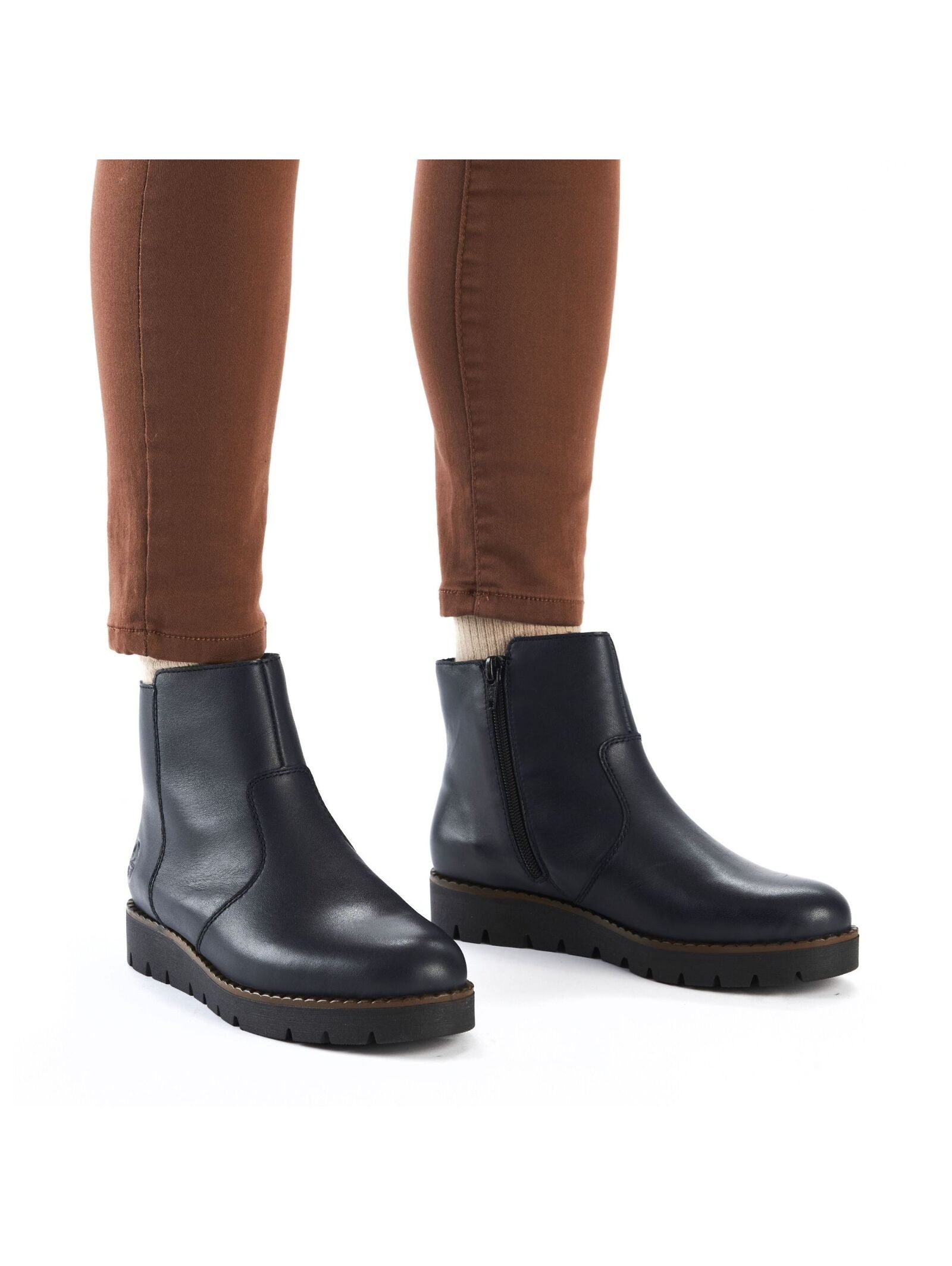 Rieker Rieker Stiefelette Glattleder Stiefelette