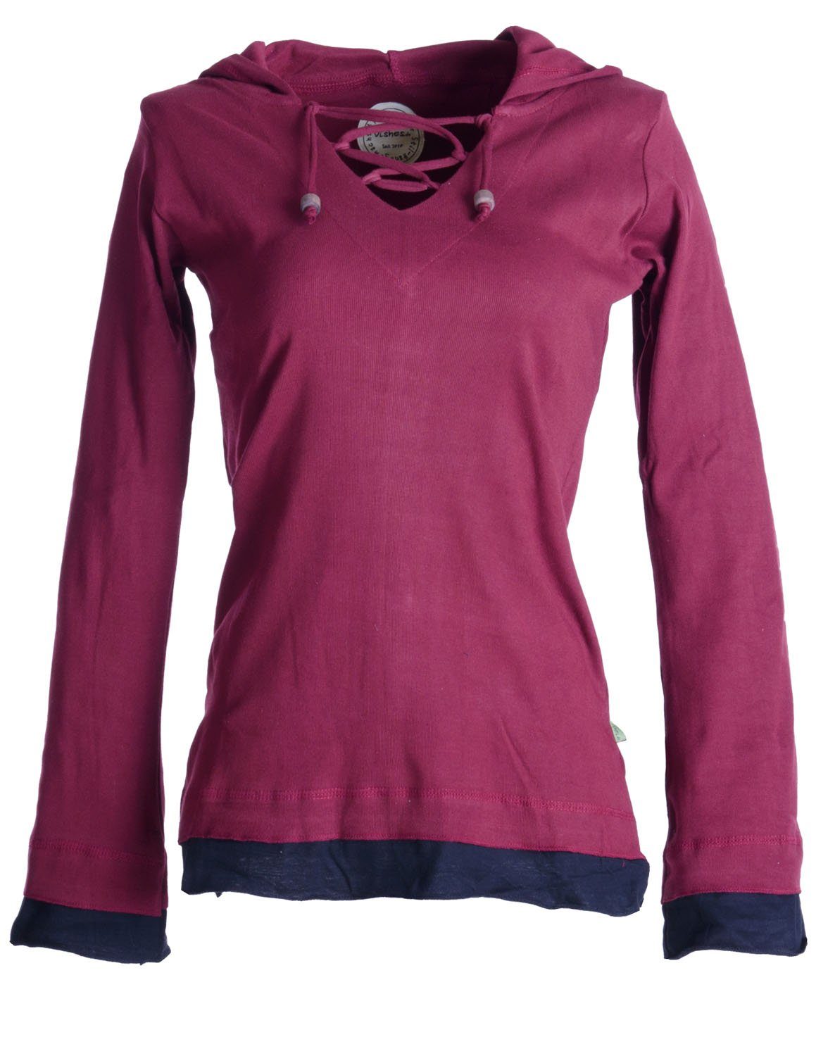 Vishes Zipfelshirt Lagenlook Longsleeve Shirt mit günstig online kaufen