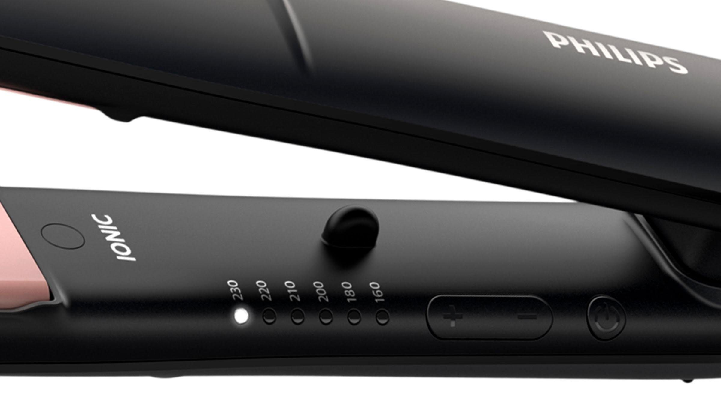 Philips Glätteisen BHS378/00 Keramik-Beschichtung mit Keratinveredelung, "ThermoProtect mit Keratin-Keramikplatten "