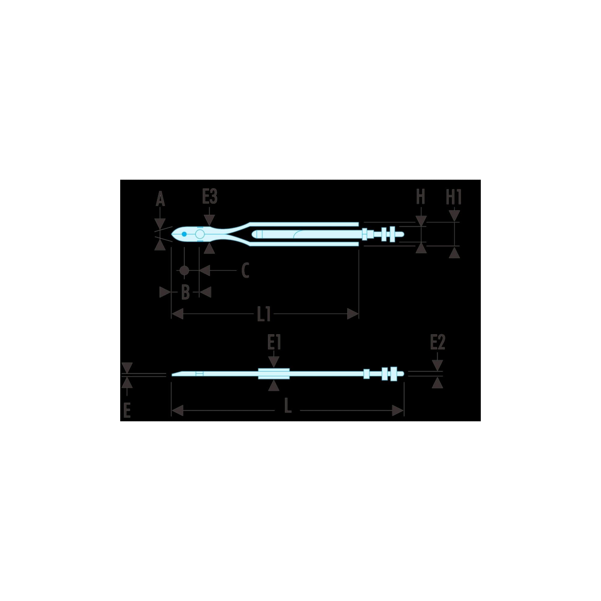 Facom Zangenset Facom Drillzange 8"