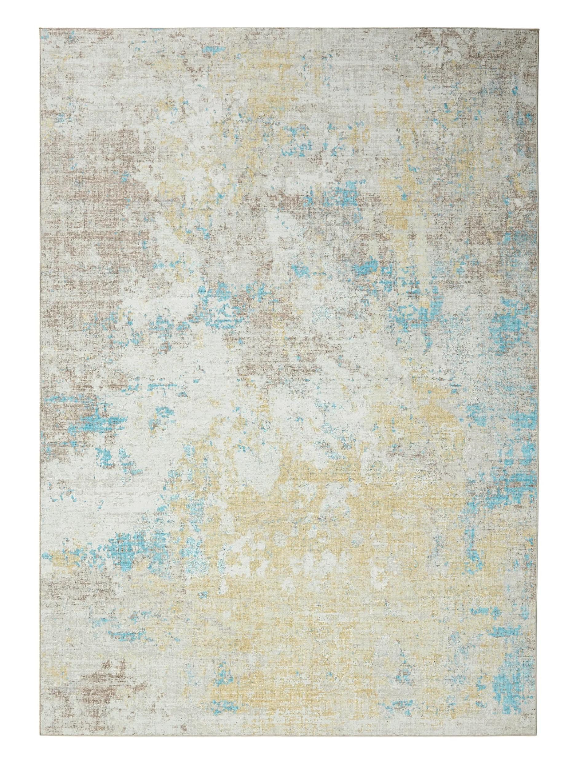 benuta Teppich Laury, rechteckig, Höhe: 5 mm, Teppich Wohnzimmer, Schlafzimmer, Esszimmer, Flur, Kunstfaser, Cozy