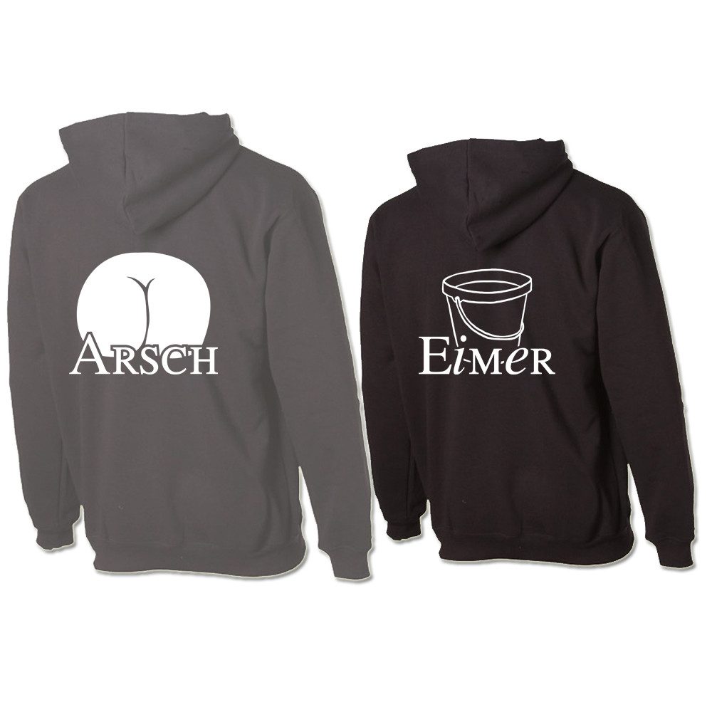 G-graphics Hoodie Arsch & Eimer (Partner- / Paar-Set, Einzelteile zum selbs günstig online kaufen