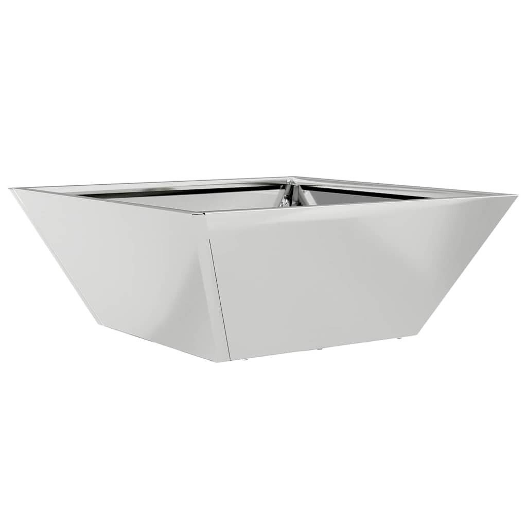 vidaXL Blumentopf Garten Schüssel Pflanzer Silber günstig online kaufen