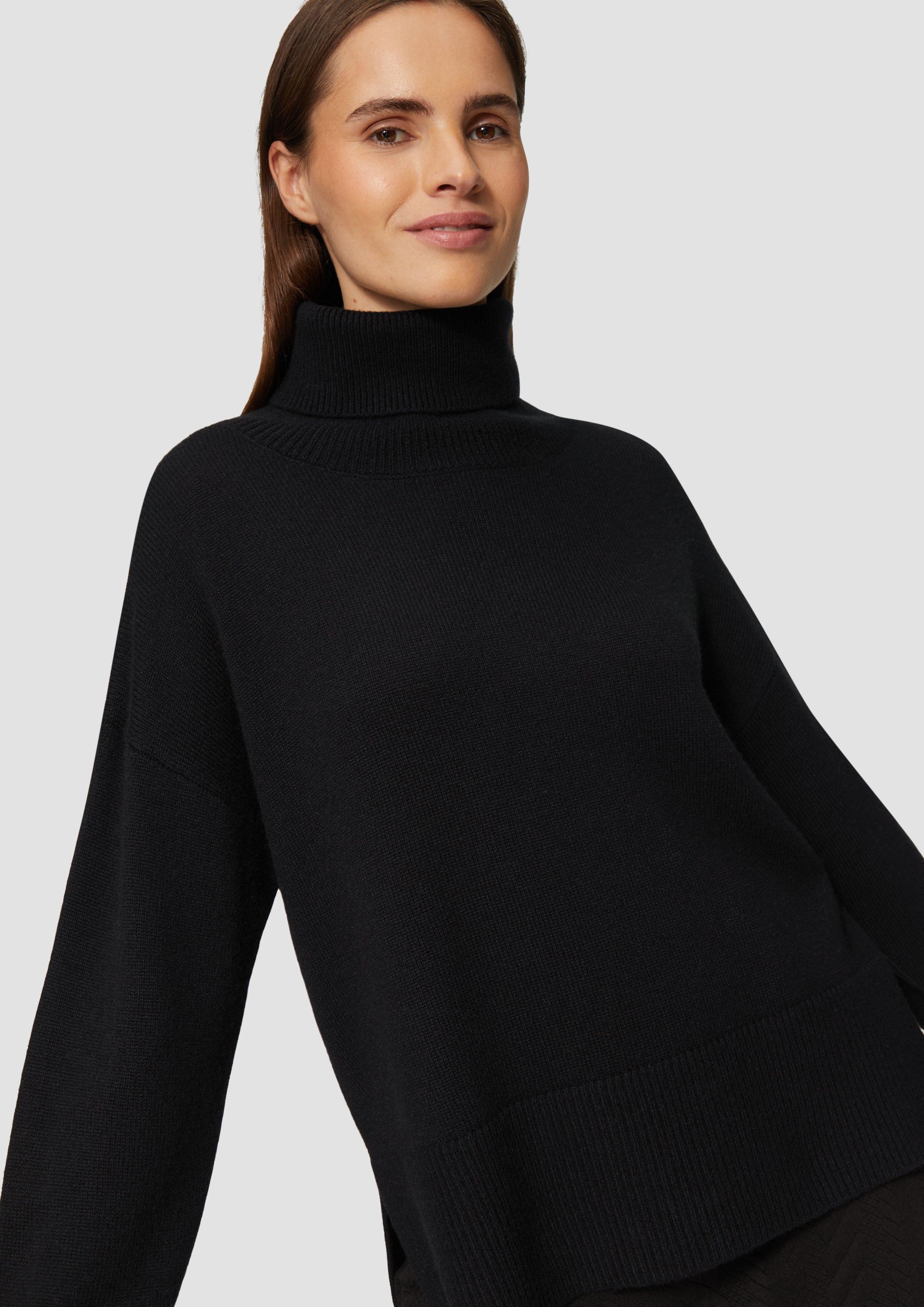 s.Oliver Strickpullover Lockerer Rollkragenpullover aus Kaschmirmix günstig online kaufen