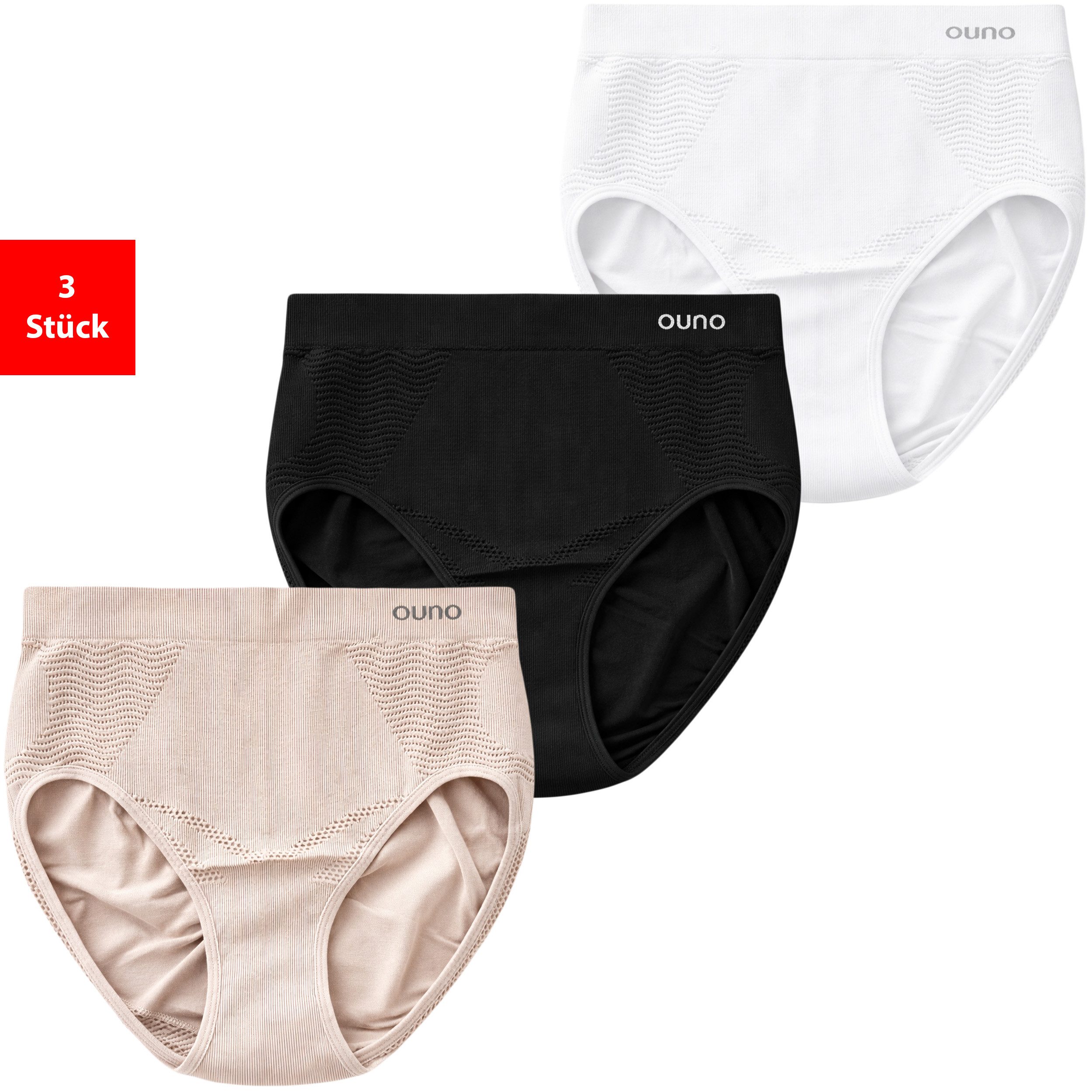 Fashionschmiede Shapingslip Shapewear Damen Unterwäsche 3er-6er Pack Shape Slips Bauchweg (Spar-Set, 3-St., 3er-Pack) Seamless, Figurformend, Multipack