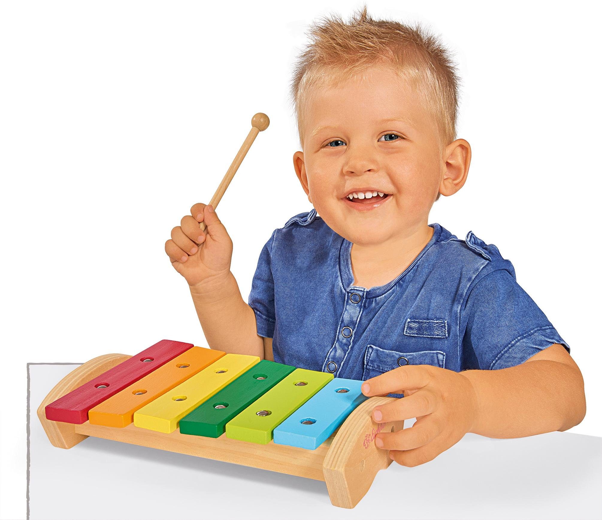 Eichhorn Spielzeug-Musikinstrument Xylophon, aus Holz, FSC® - schützt Wald
