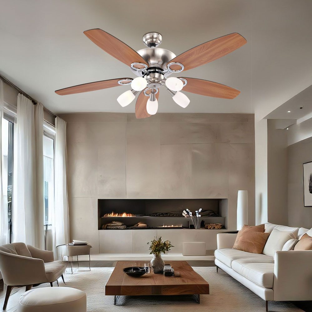 GLOBO LIGHTING Deckenventilator, Deckenventilator Ventilator mit Beleuchtun günstig online kaufen