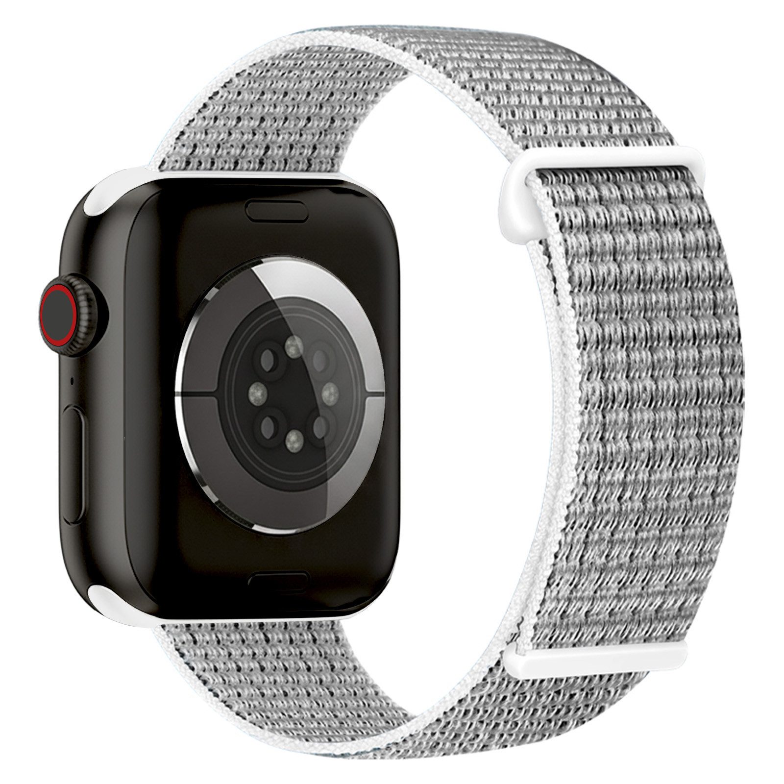 Tec-Expert Smartwatch-Armband für Apple Watch SE 1 40 mm Armband Ersatz Wechsel Band, Nylon Textil mit Klettverschluss, stufenlos Verstellbar, atmungsaktiv
