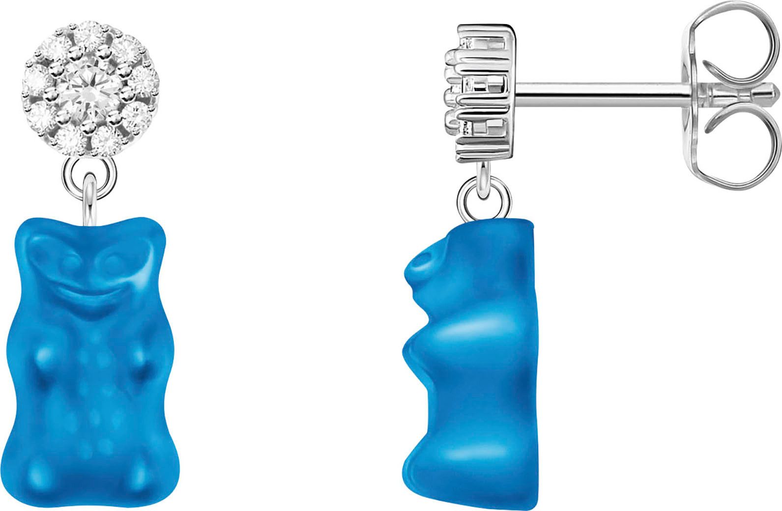 THOMAS SABO Paar Серьги-гвоздики THOMAS SABO x HARIBO: Серьги-гвоздики mit Goldbär, mit Kristallglas, Zirkonia (synth)