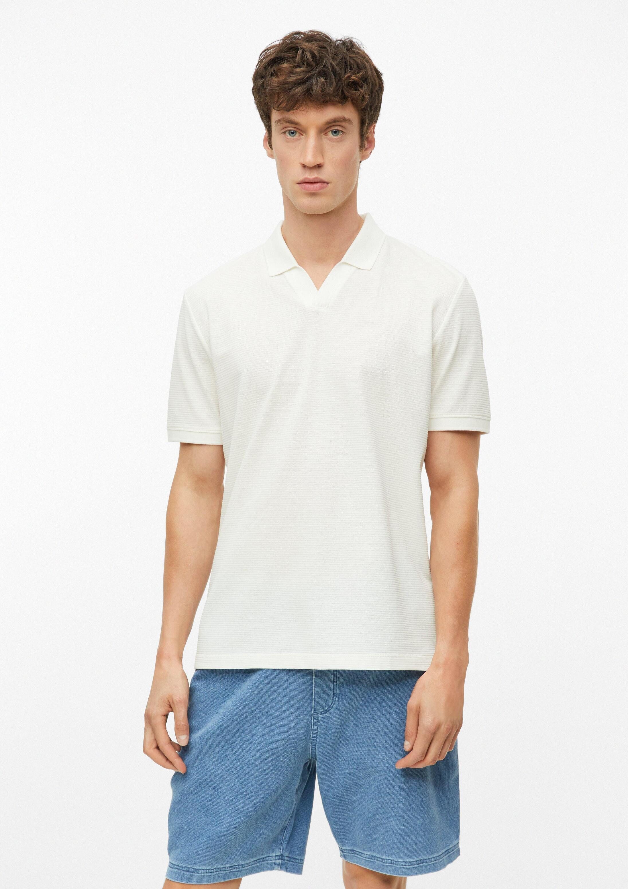 s.Oliver Kurzarmshirt Polo-Shirt Poloshirt mit Strukturstreifen