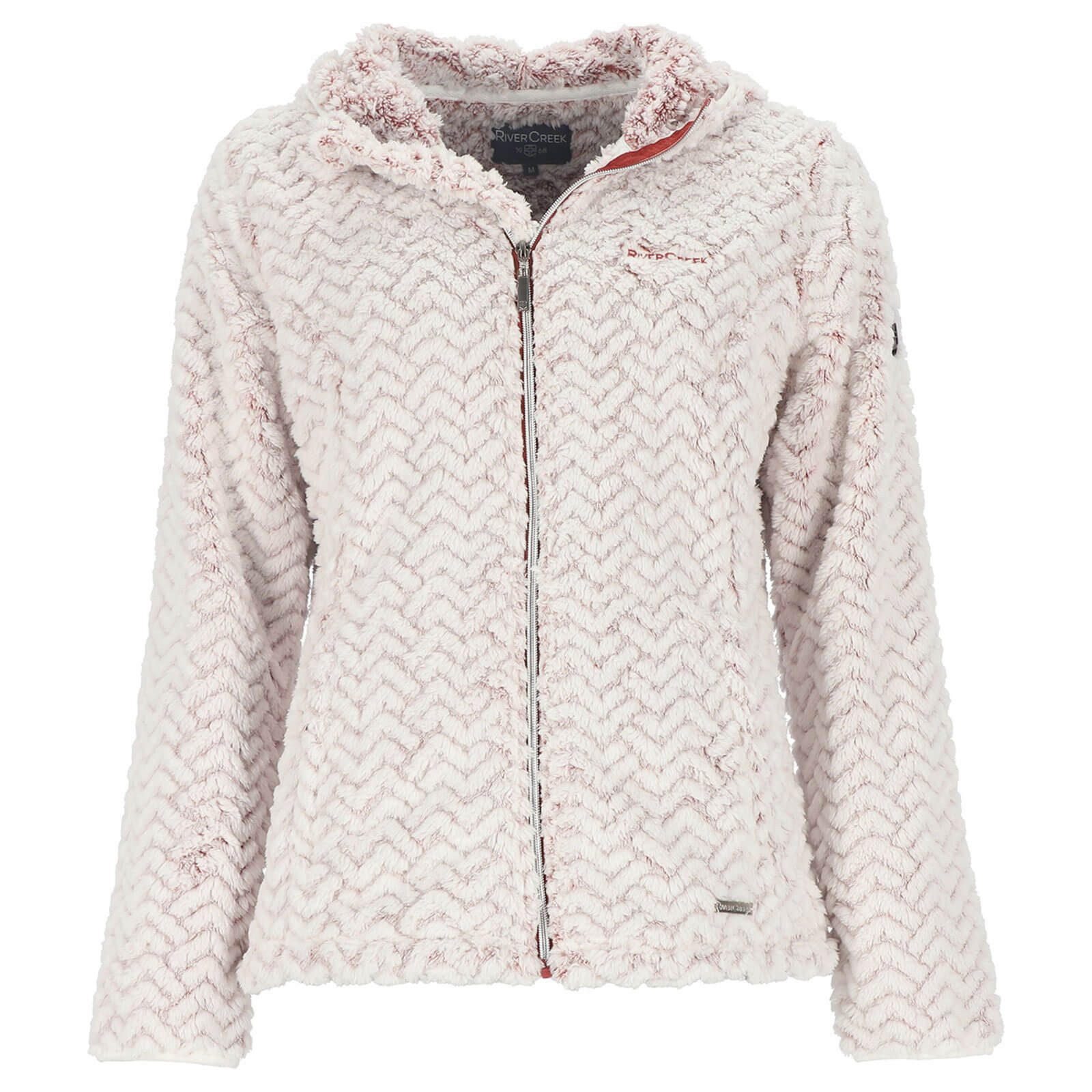 Rivercreek Fleecejacke Damen Jacke mit Zick-Zack-Streifen-Muster günstig online kaufen