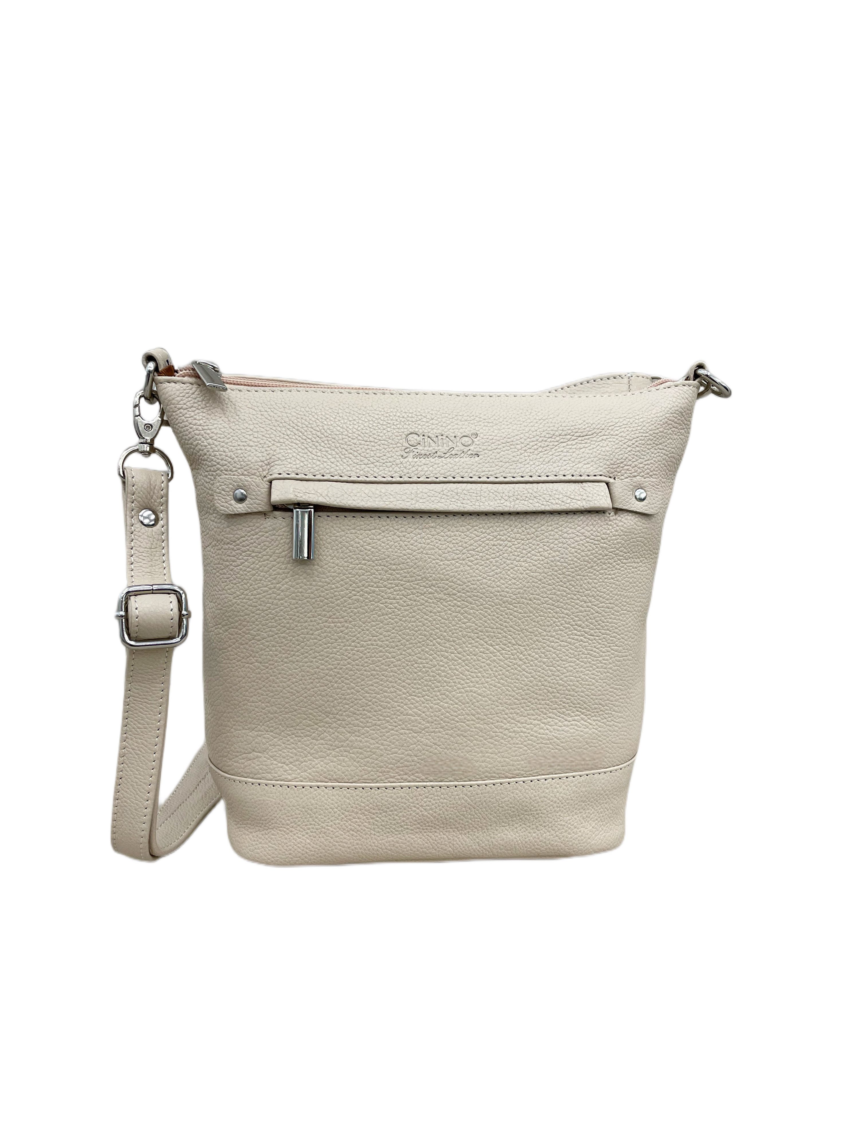 Cinino Handtasche Elina, Ledertasche Umhängetasche Rindleder günstig online kaufen