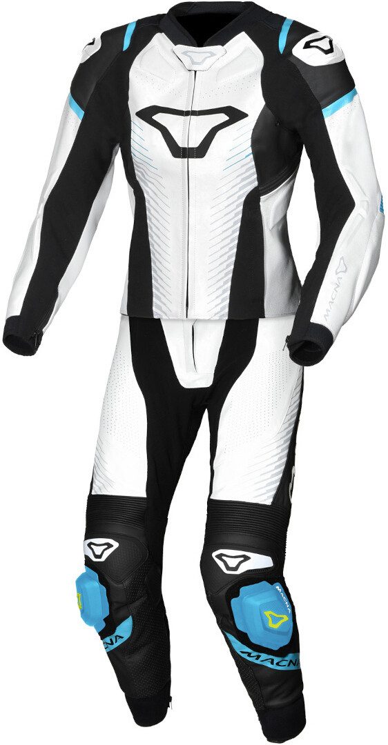 Macna Motorradkombi Tronniq perforierte Damen 2-Teiler Motorrad Lederkombi perforiert