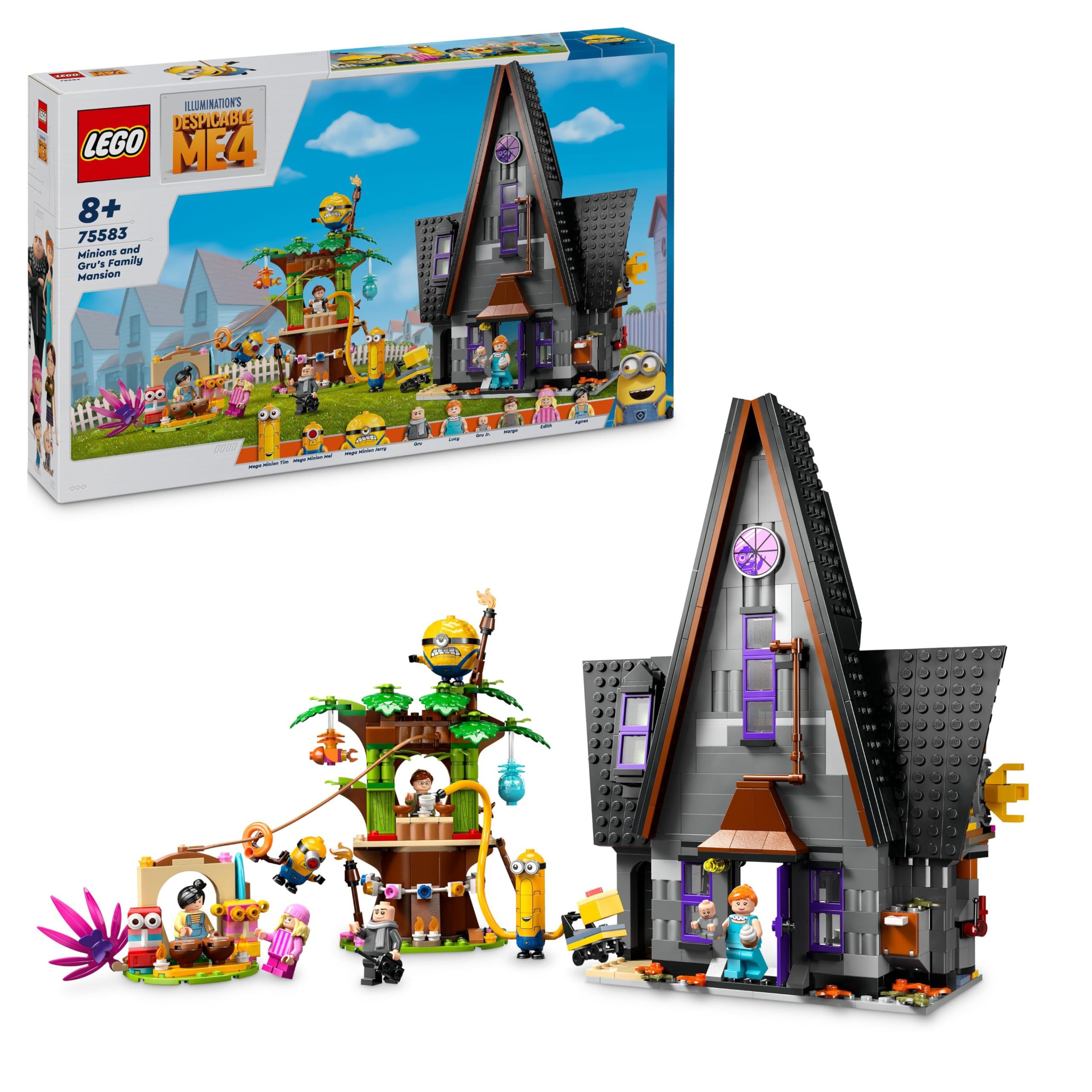 LEGO® Familienvilla von Gru und den Minions 75583 Konstruktions-Spielset, (868 St), 868-teiliges LEGO Bauset