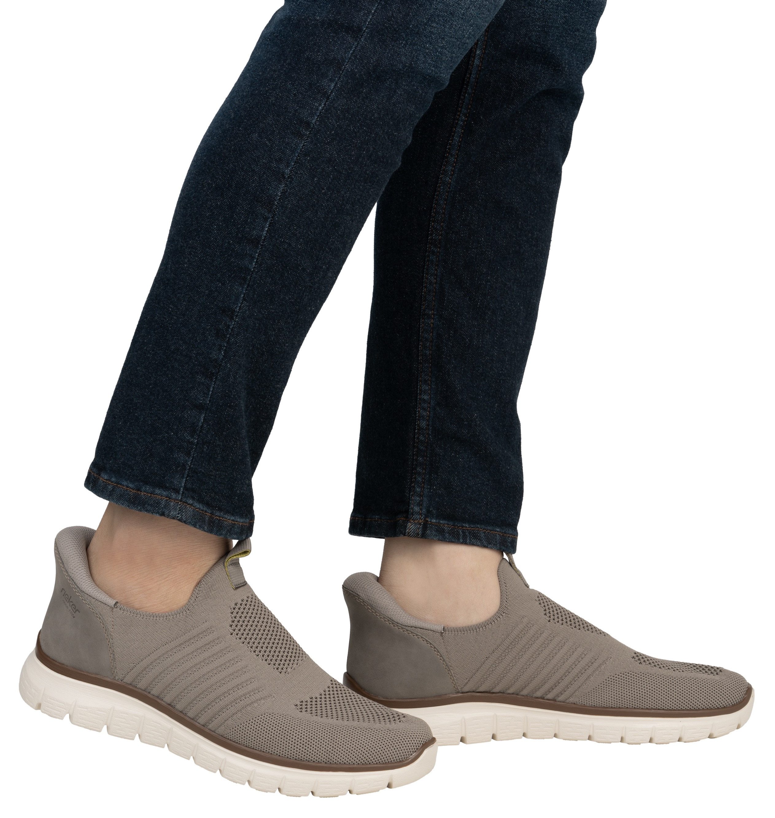 Rieker Ready2GO Slipper Schlupfschuh, Freizeitslipper, Halbschuh mit gepolsterter Ferse