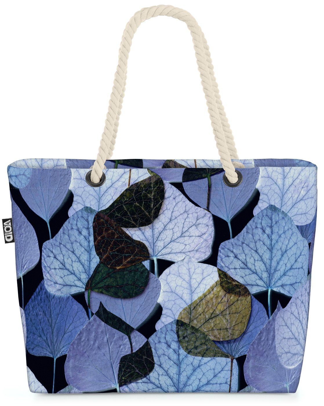 VOID Strandtasche (1-tlg), Herbstblätter Beach Bag blatt muster Natur pflanze modern baum Elemente elegant | Strandtaschen