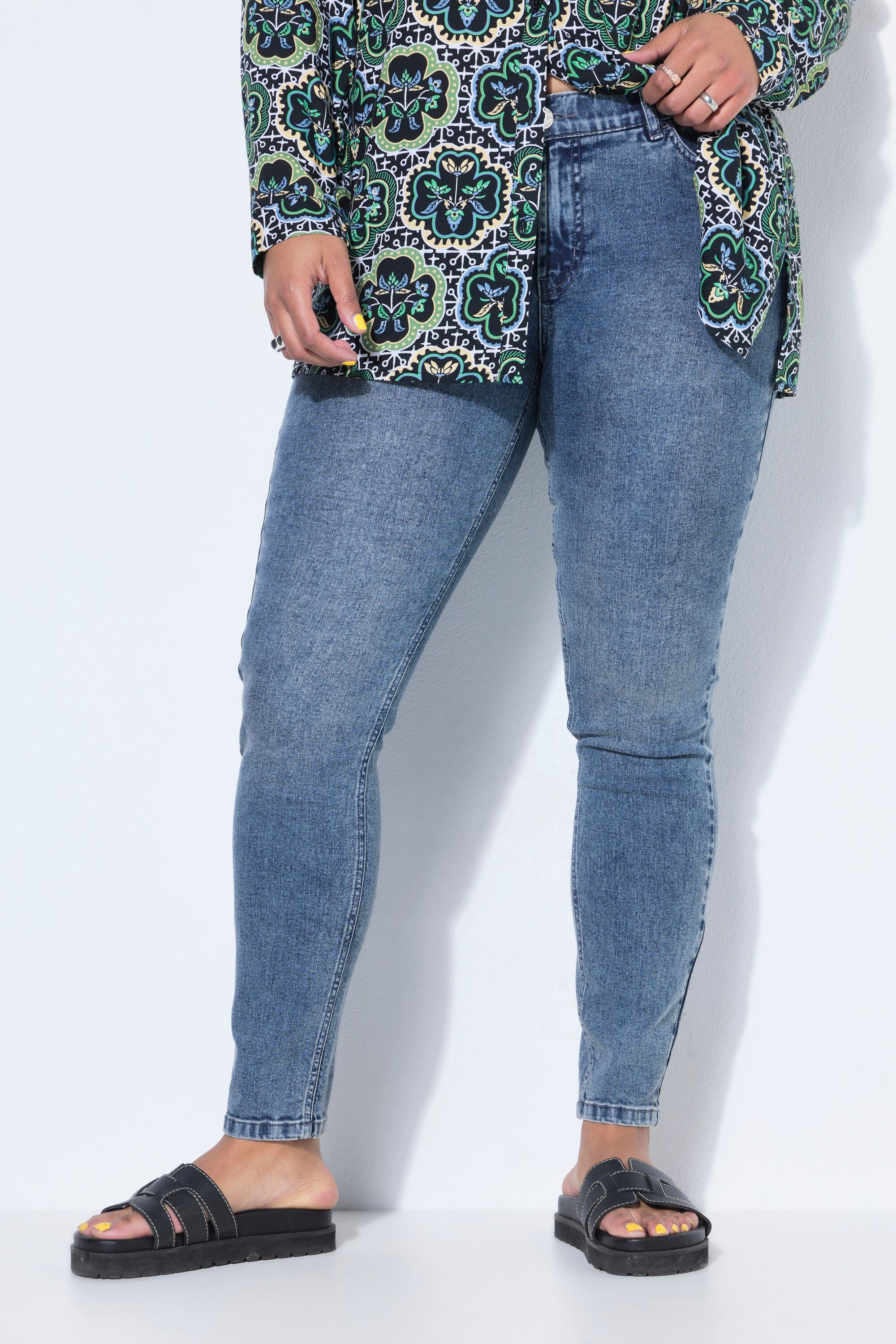 Studio Untold 5-Pocket-Jeans Skinny-Jeans Tight Legs Stretchdenim 5-Pocket