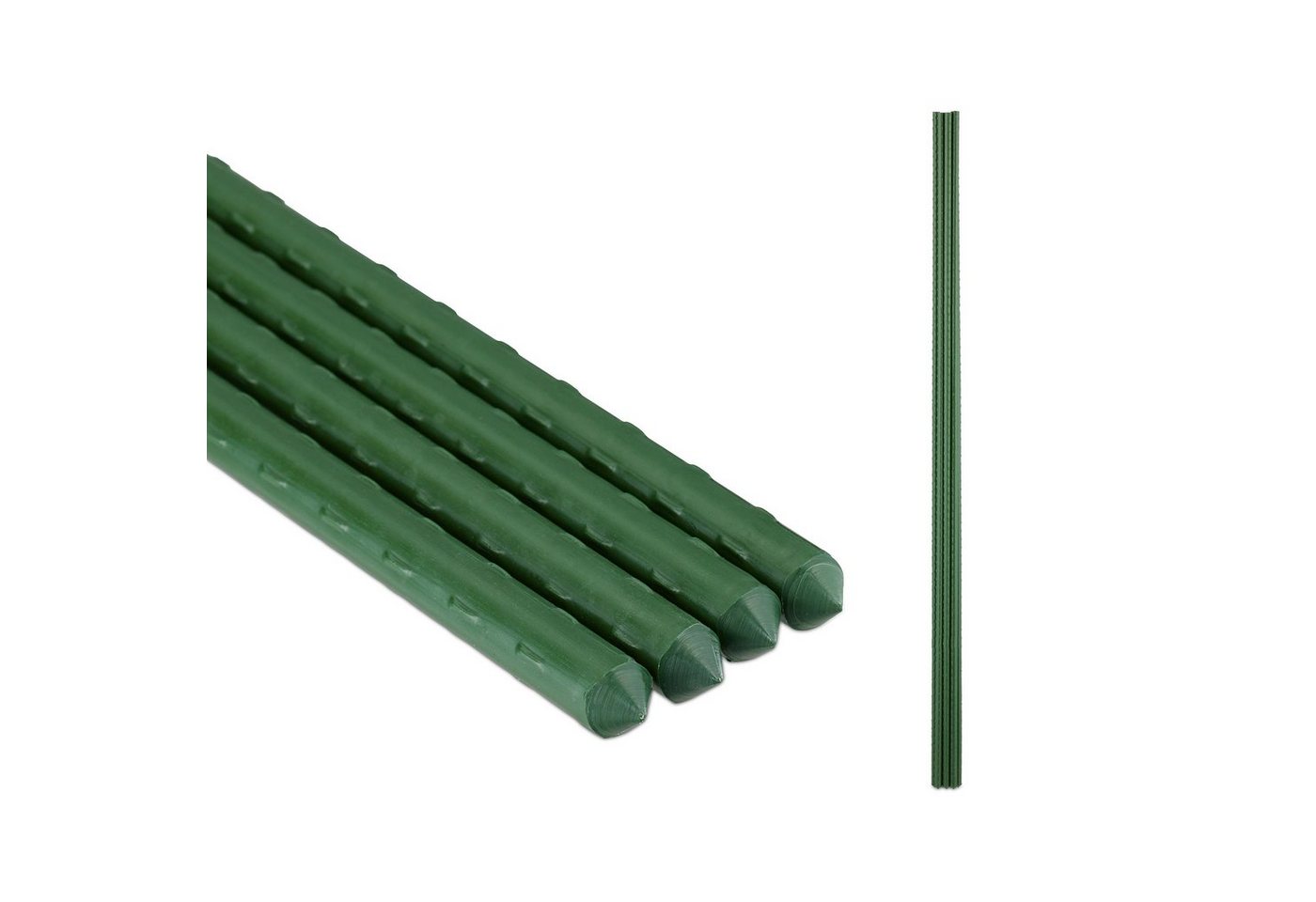 relaxdays Rankhilfe Pflanzstäbe 90 cm im 10er Set, 10 St.