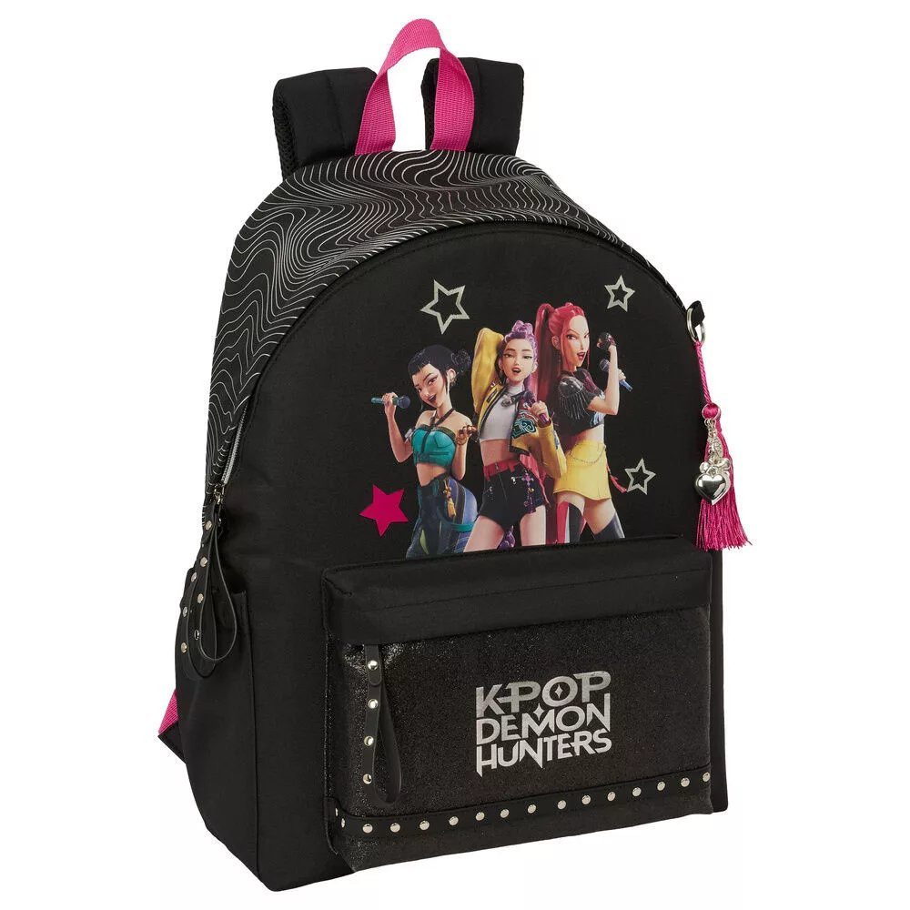 Kinderrucksack K-pop Demon Hunters Energy Schultasche mit Laptopfach 43 cm