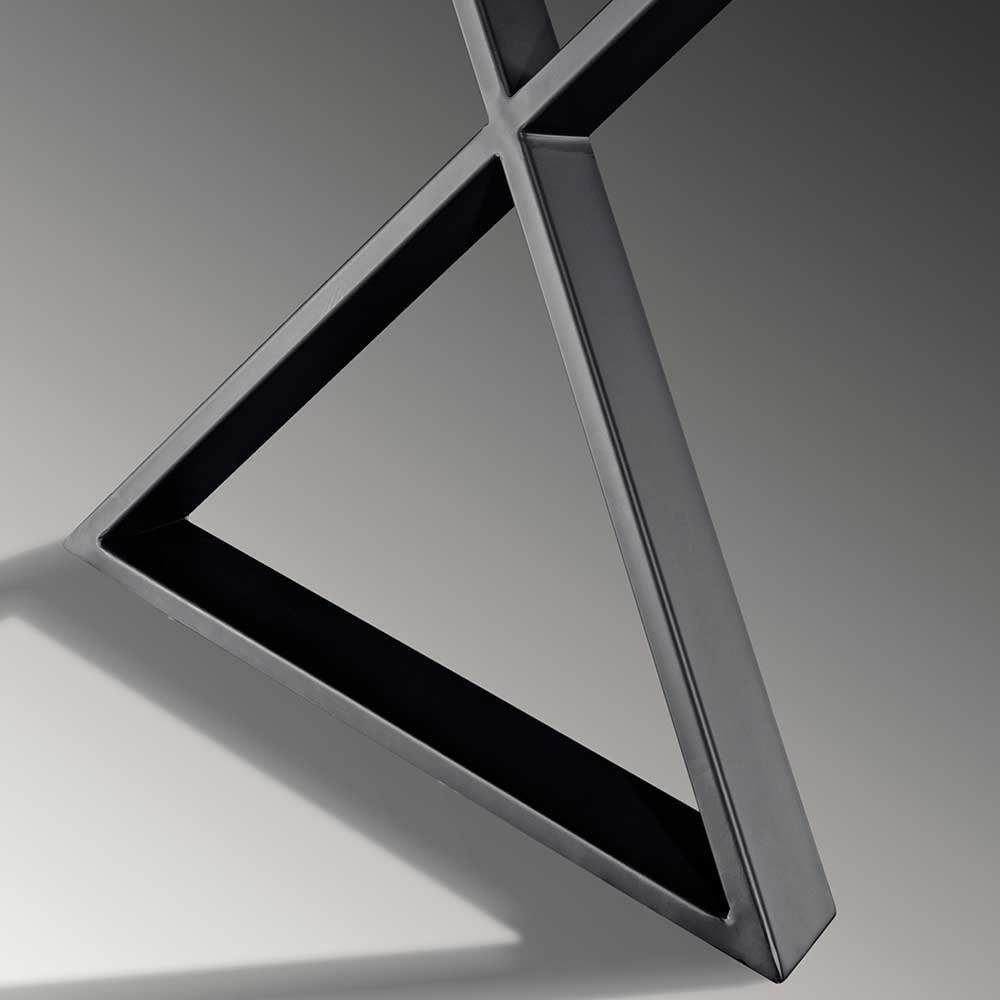 Pharao24 Baumkantentisch Spaninico, aus Massivholz, mit Baumkante