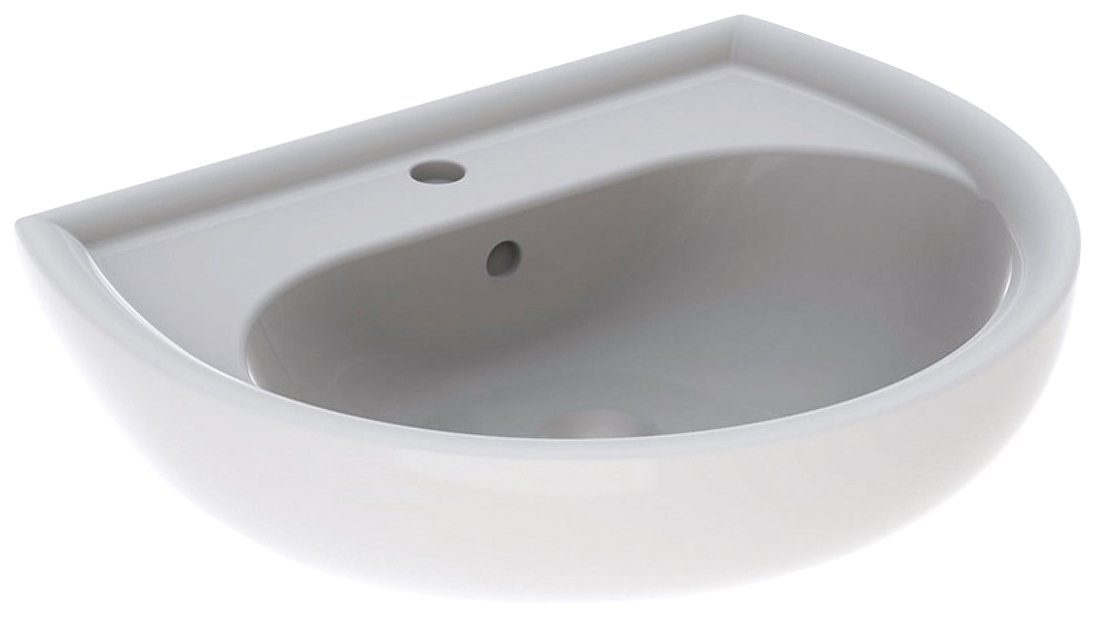GEBERIT Waschbecken »Renova Nr. 1«, mit Hahnloch, mit Überlauf, weiß online kaufen OTTO